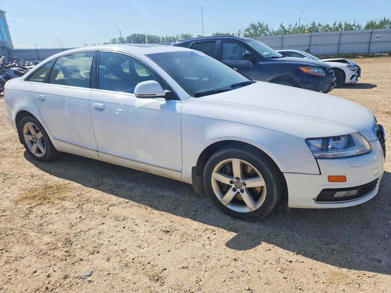 2009 Audi A6 Premium White vin: WAUDG64F79N057470
