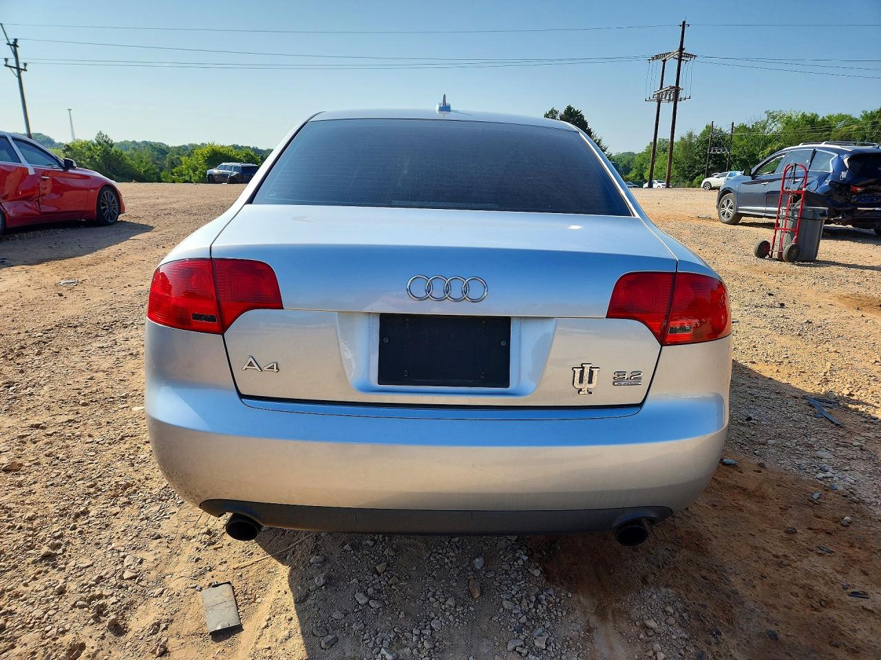 2005 Audi A4 Серебряный vin: WAUDG68E85A479055