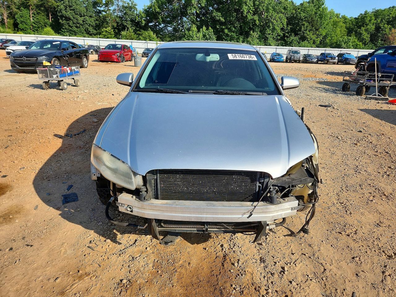 2005 Audi A4 Серебряный vin: WAUDG68E85A479055