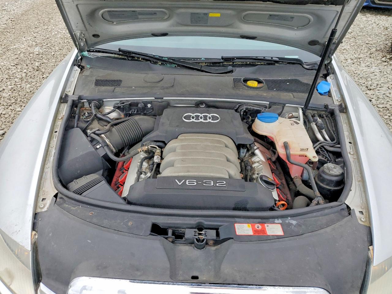 2005 Audi A6 3.2 Quattro Silver vin: WAUDG74F15N083871