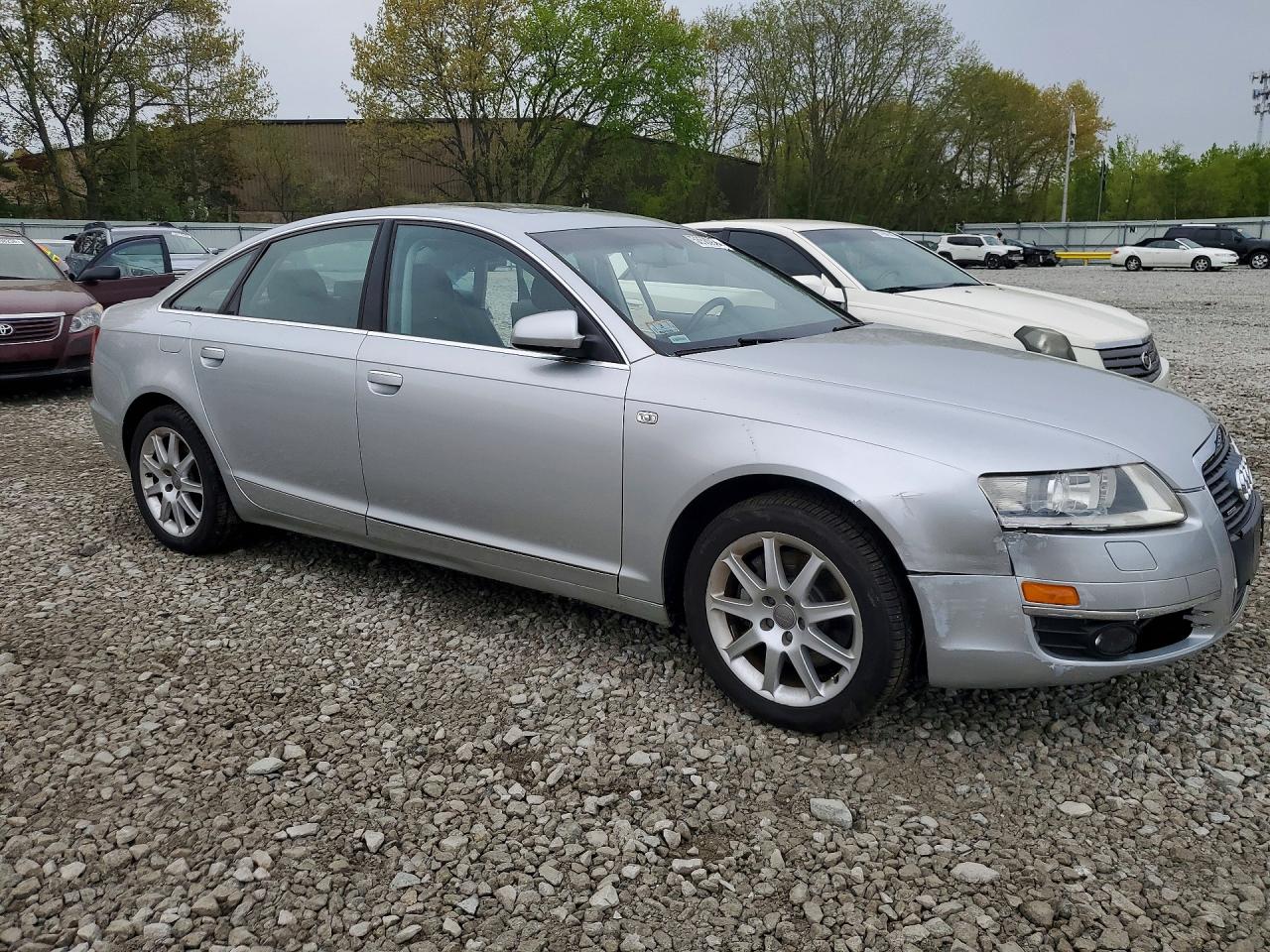 2005 Audi A6 3.2 Quattro Silver vin: WAUDG74F15N083871