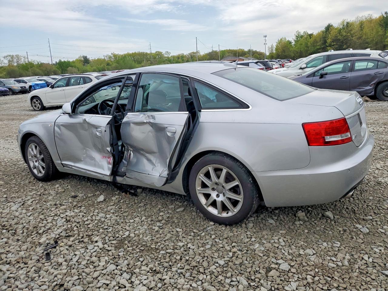 2005 Audi A6 3.2 Quattro Silver vin: WAUDG74F15N083871