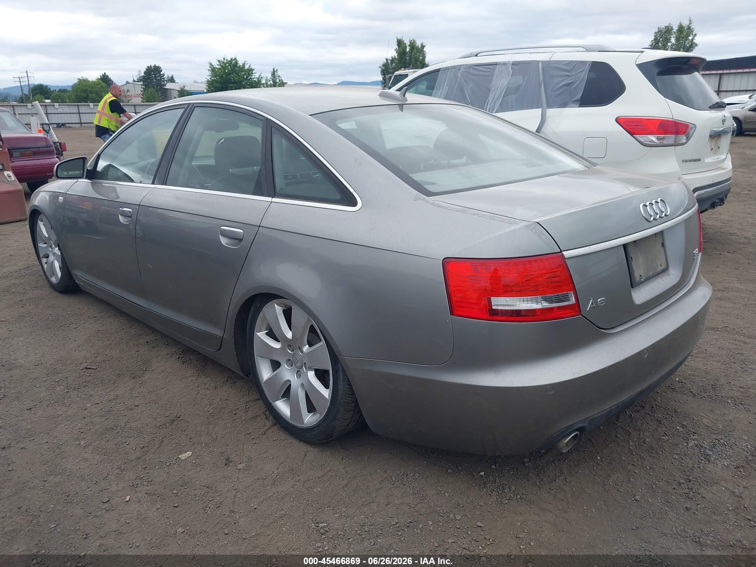 2006 Audi A6 3.2 Silver vin: WAUDG74F16N024904