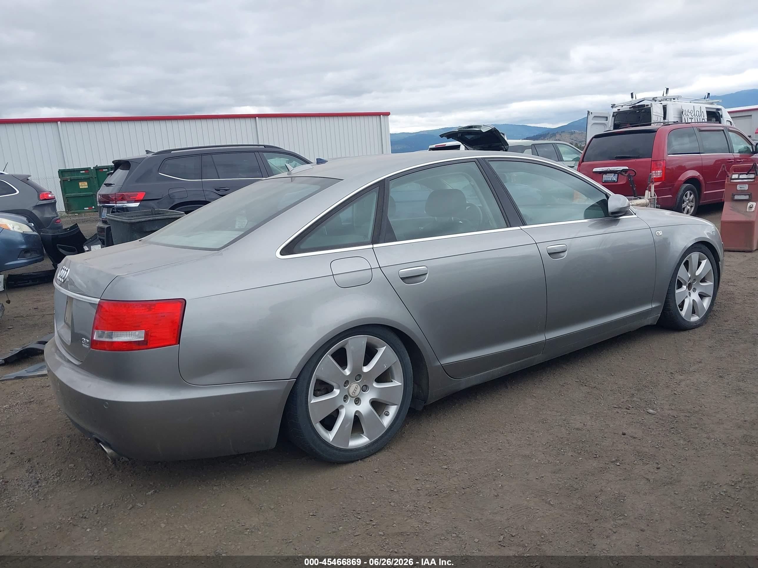 2006 Audi A6 3.2 Silver vin: WAUDG74F16N024904