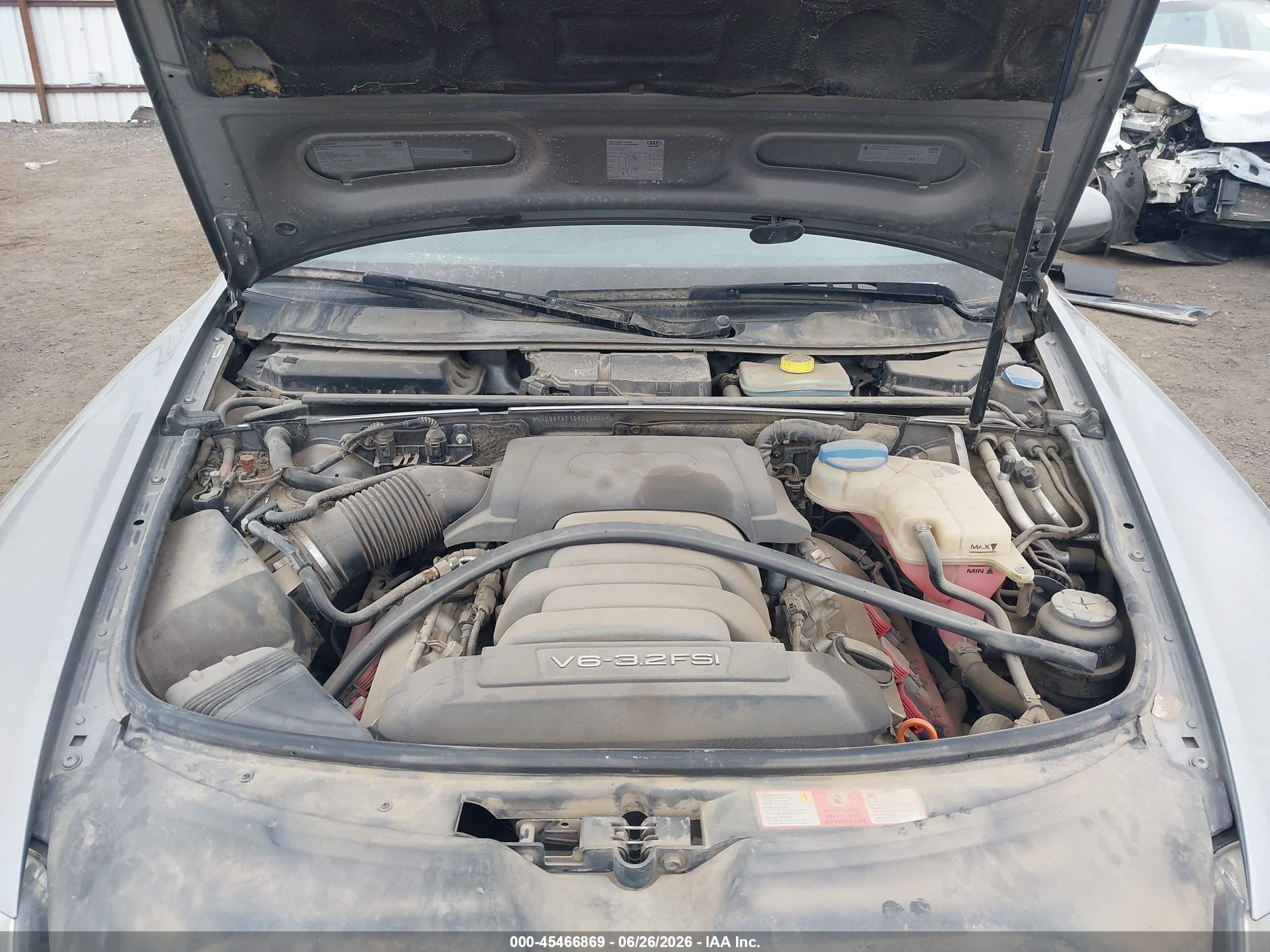 2006 Audi A6 3.2 Silver vin: WAUDG74F16N024904