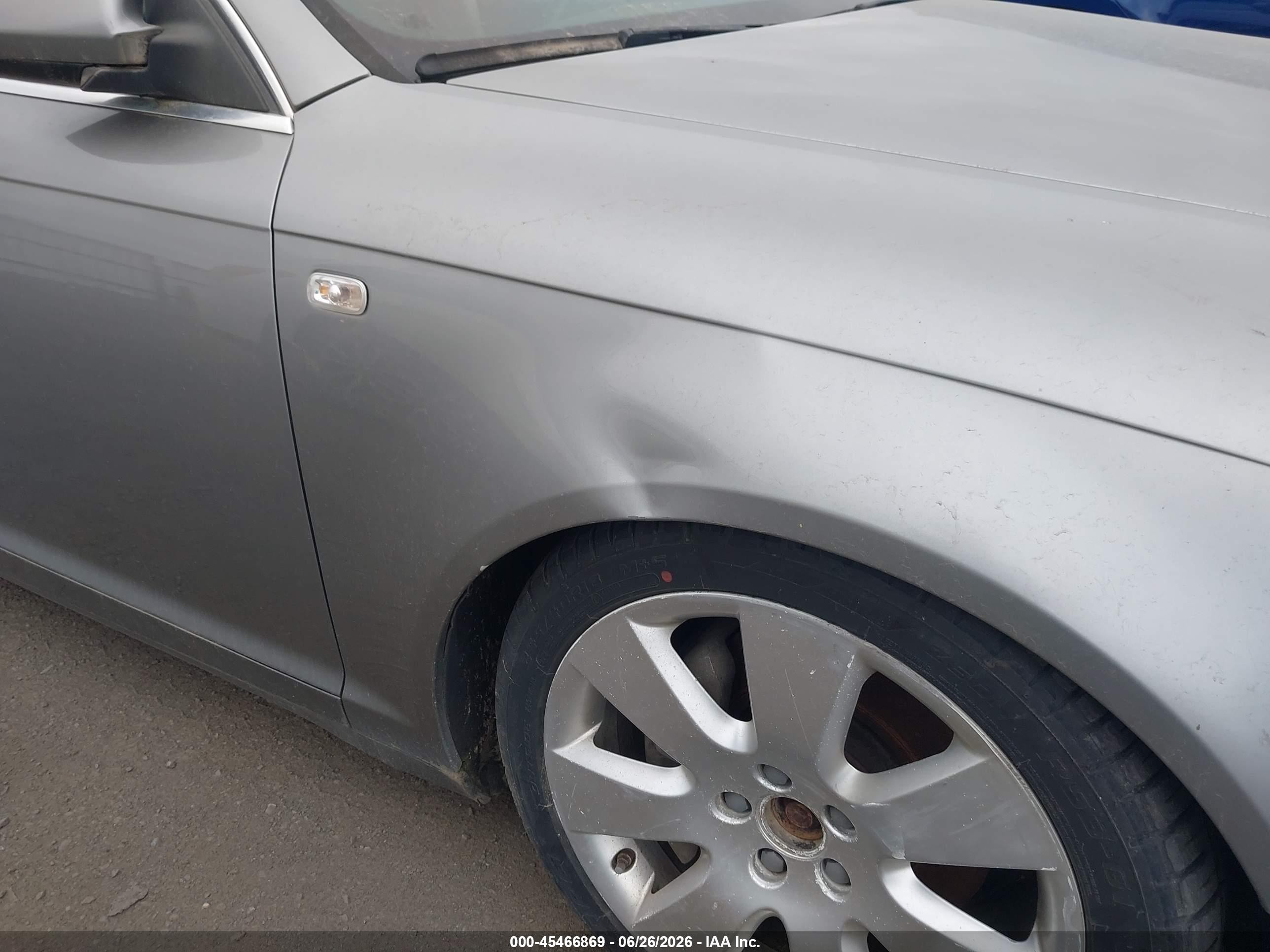 2006 Audi A6 3.2 Silver vin: WAUDG74F16N024904