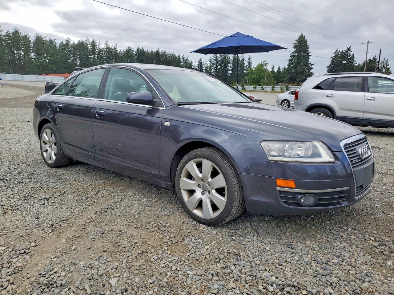 2006 Audi A6 3.2 Quattro Gray vin: WAUDG74F36N070797