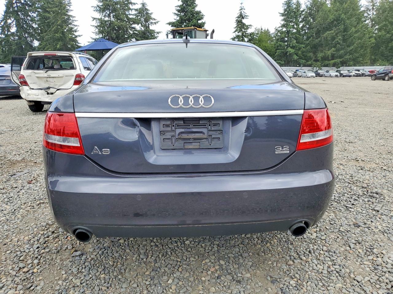 2006 Audi A6 3.2 Quattro Gray vin: WAUDG74F36N070797