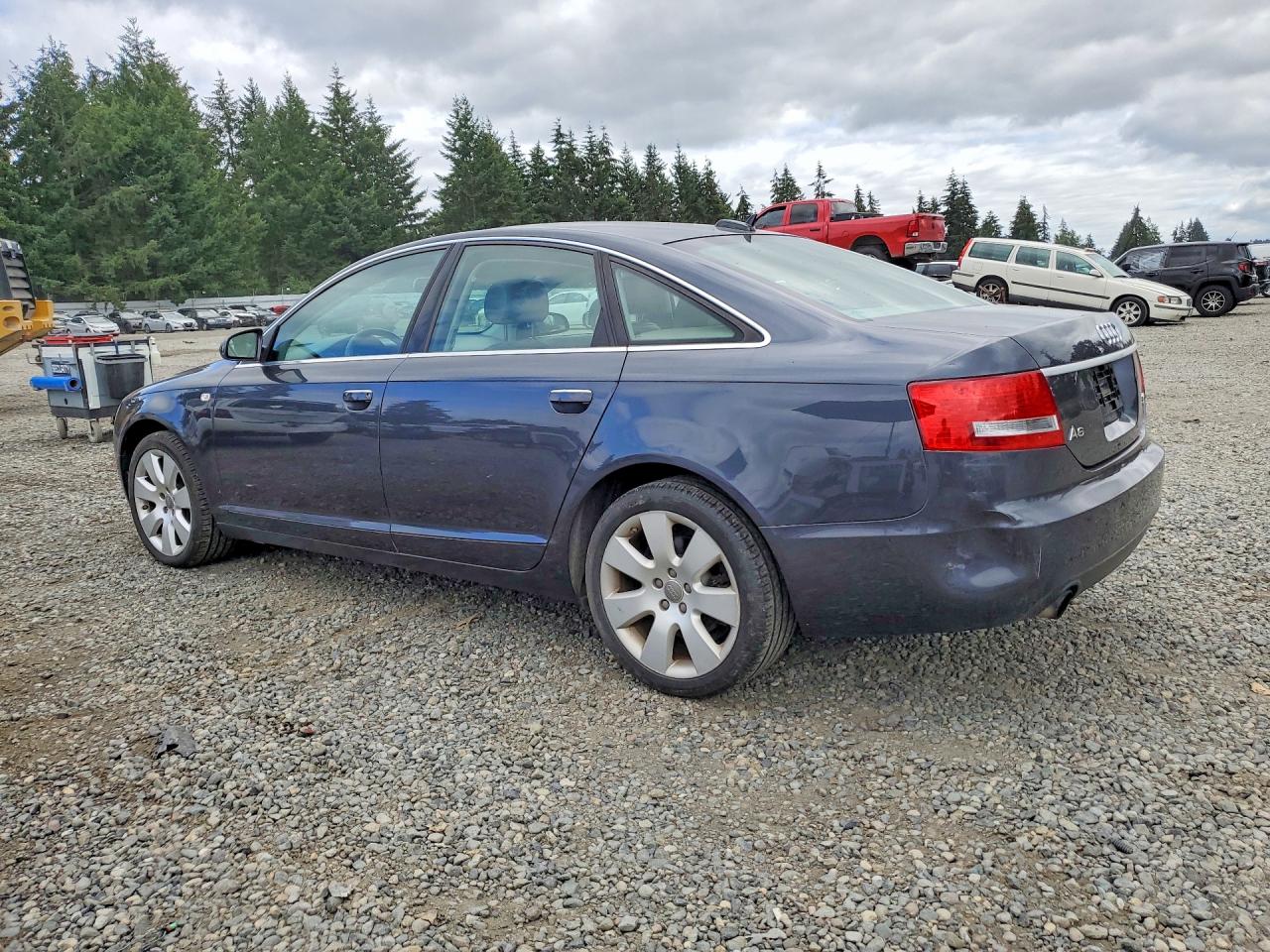 2006 Audi A6 3.2 Quattro Gray vin: WAUDG74F36N070797