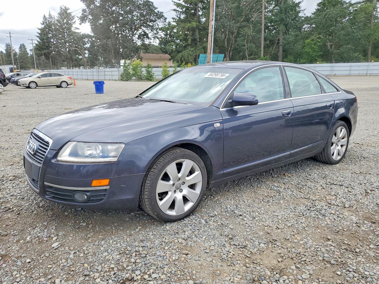 2006 Audi A6 3.2 Quattro Gray vin: WAUDG74F36N070797