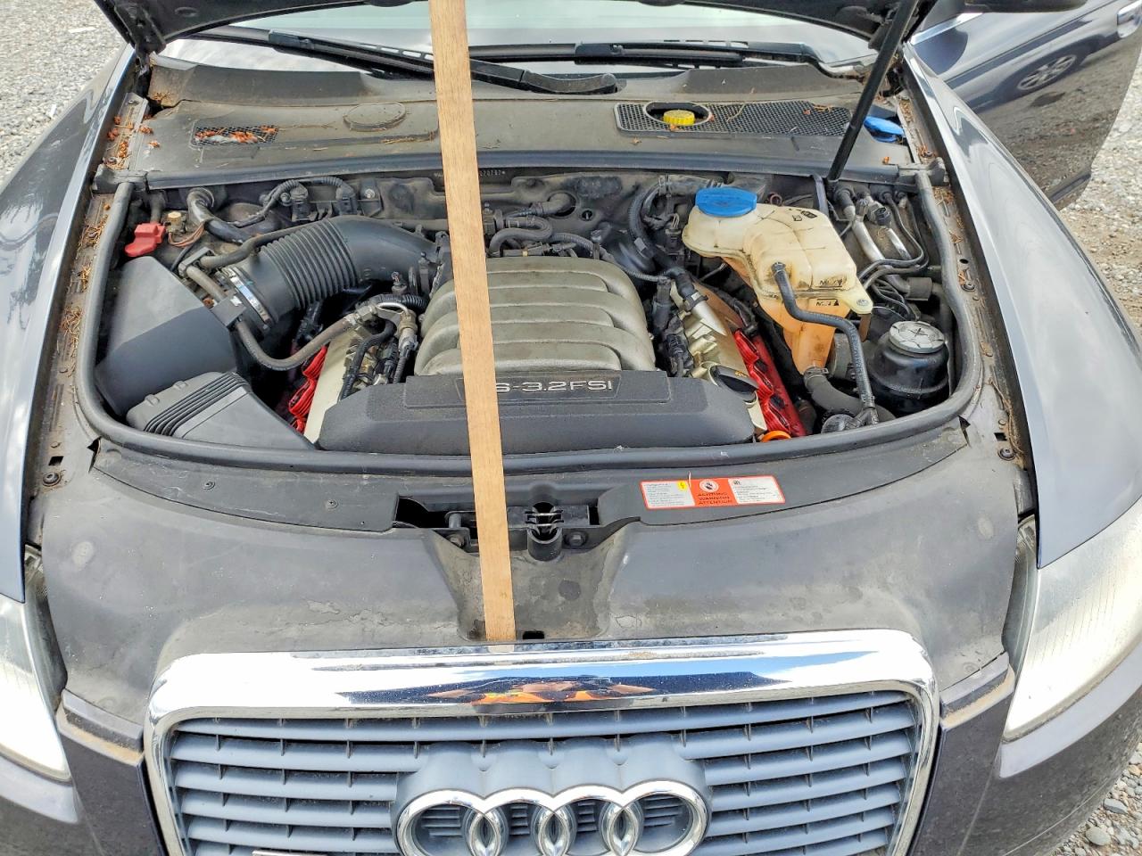 2006 Audi A6 3.2 Quattro Gray vin: WAUDG74F36N070797