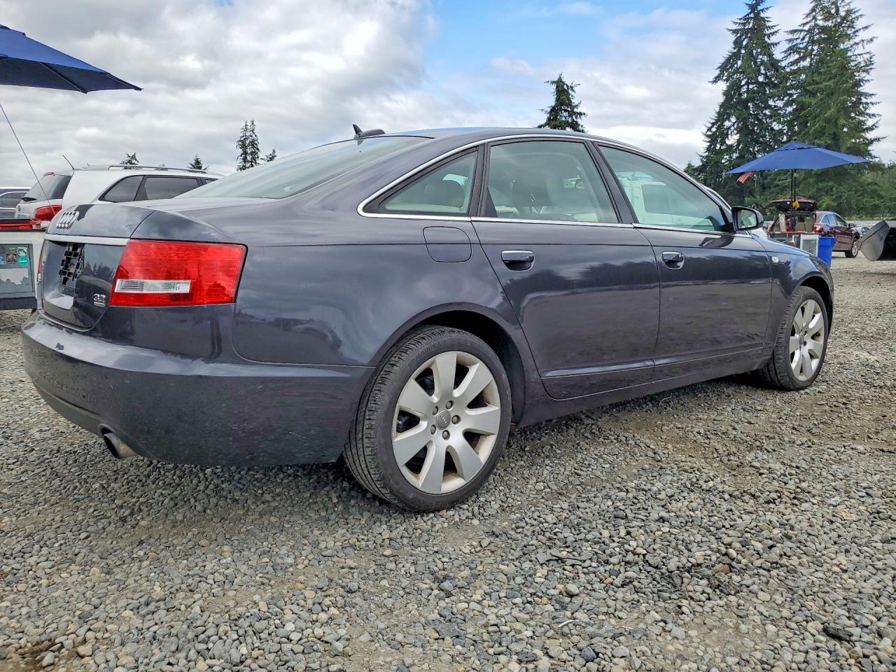 2006 Audi A6 3.2 Quattro Gray vin: WAUDG74F36N070797