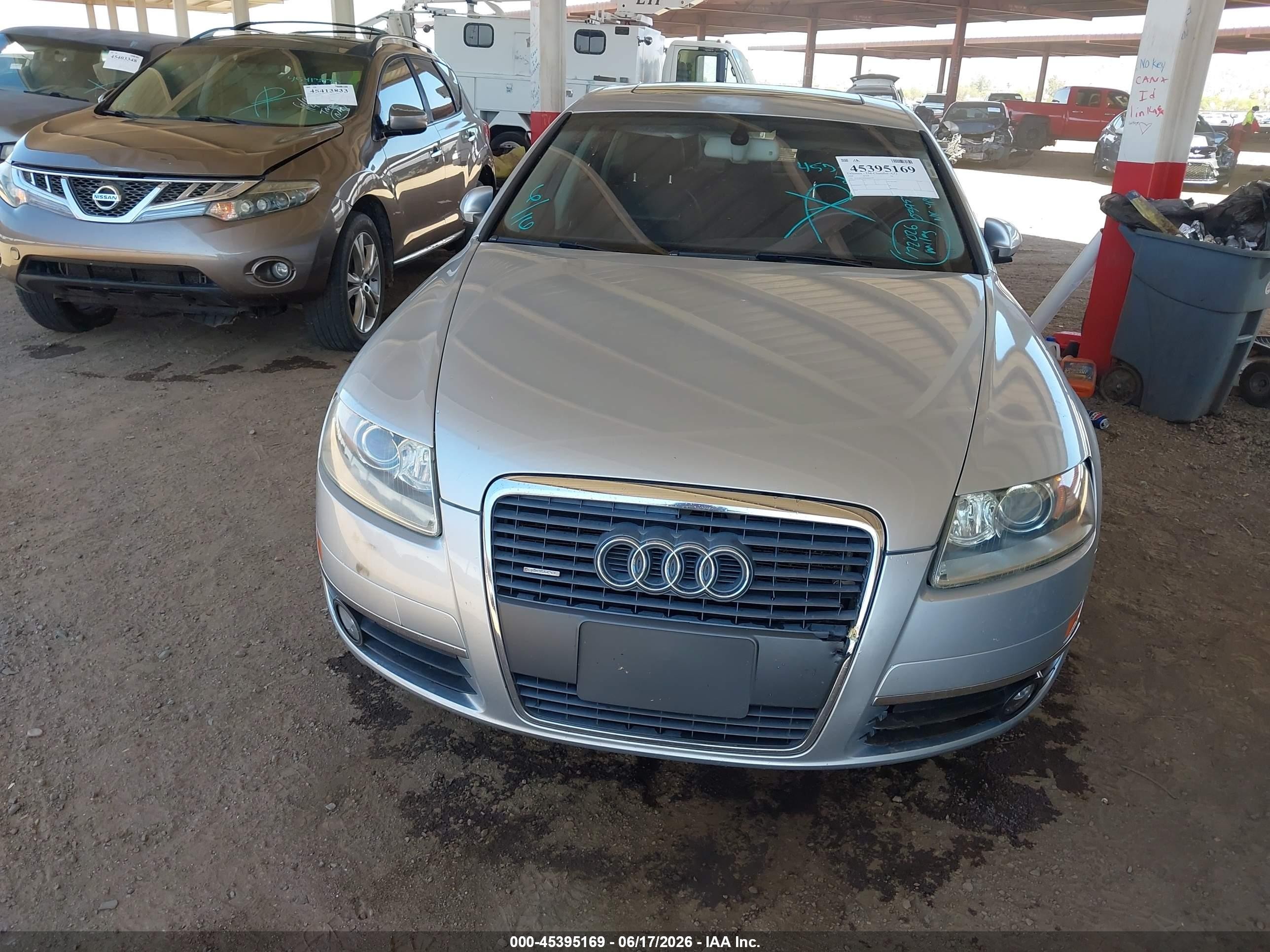 2006 Audi A6 3.2 Silver vin: WAUDG74F86N039528