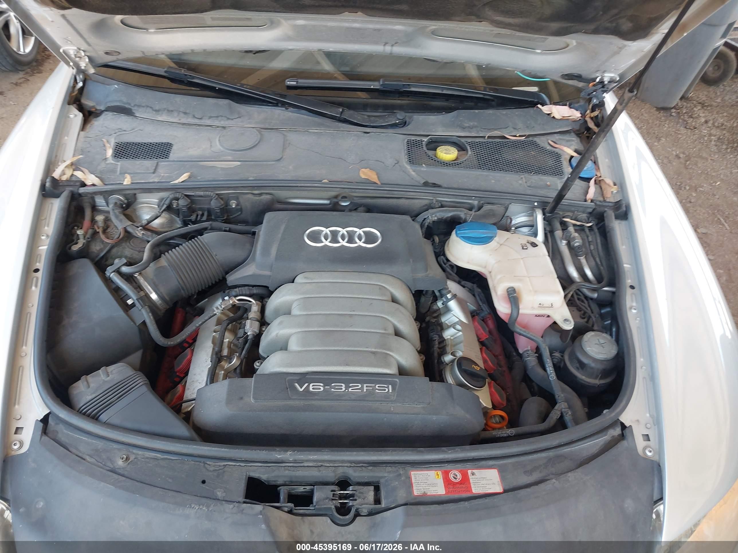 2006 Audi A6 3.2 Silver vin: WAUDG74F86N039528