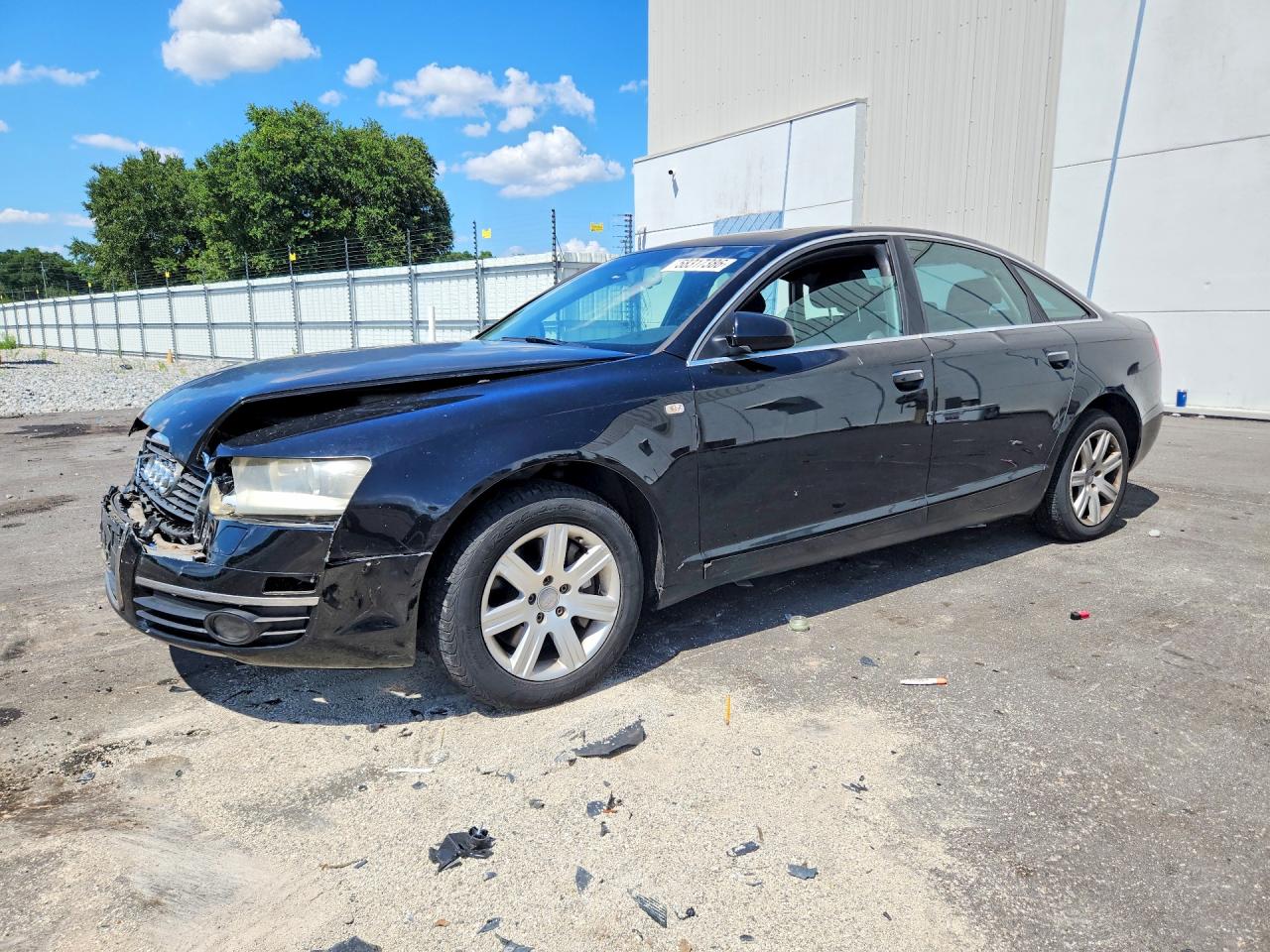 2005 Audi A6 3.2 Quattro Black vin: WAUDG74FX5N120674