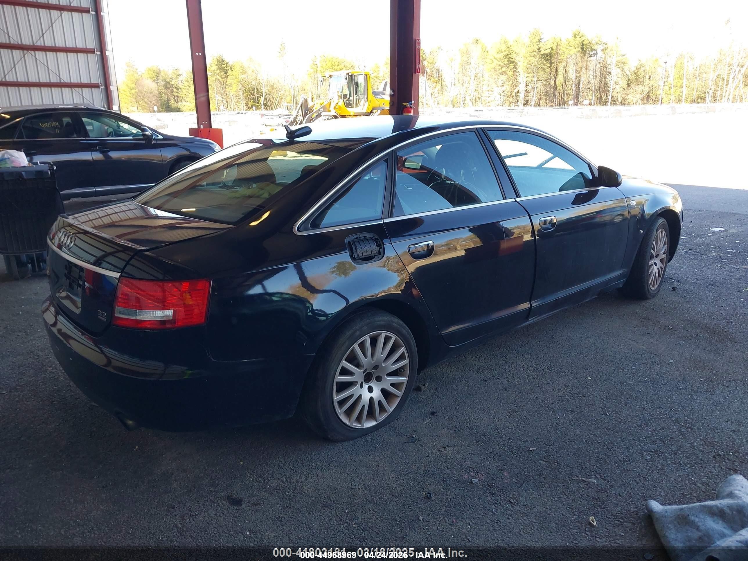 2006 Audi A6 3.2 Black vin: WAUDG74FX6N072451