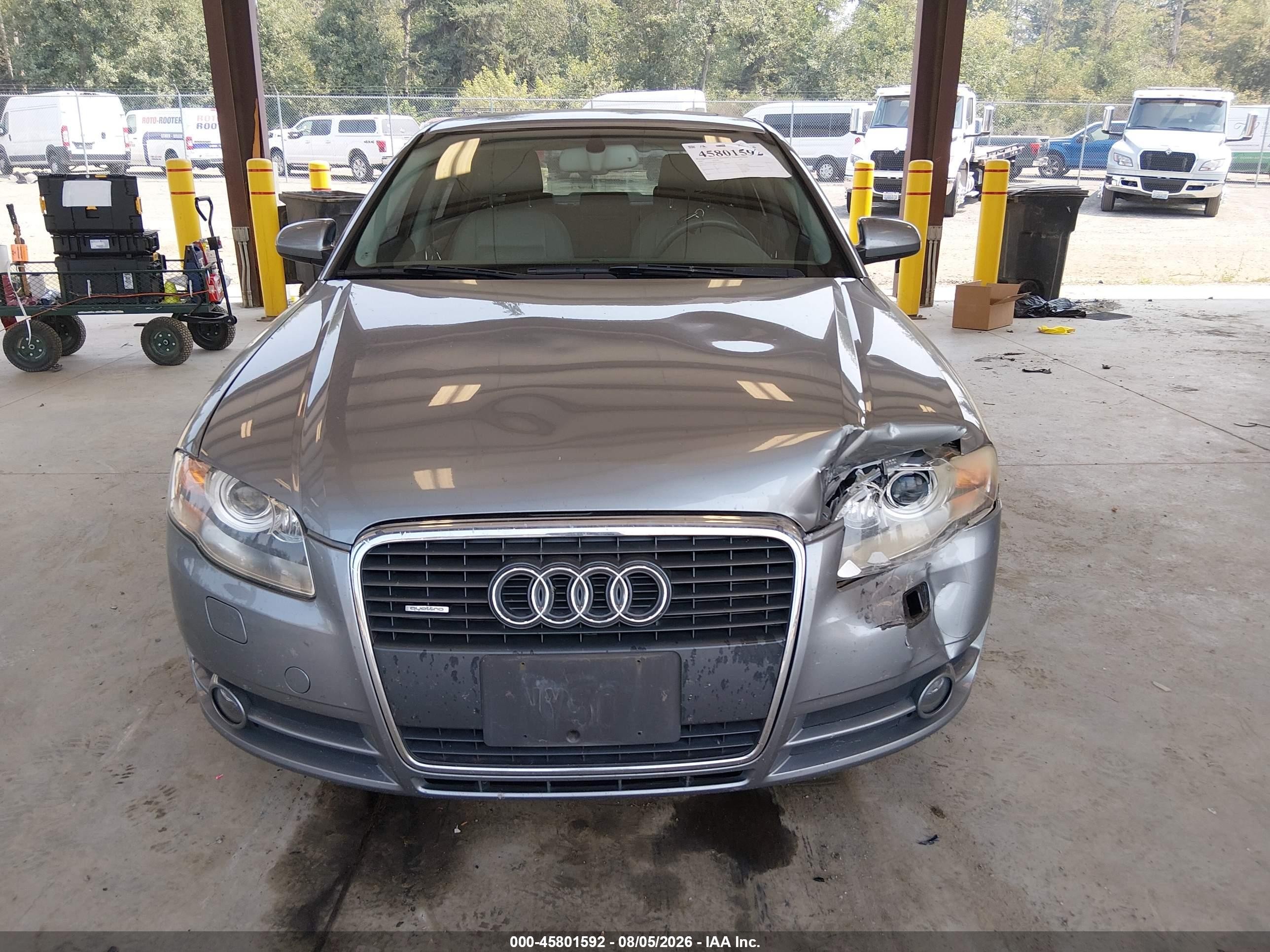 2005 Audi A4 3.2 Silver vin: WAUDG78E35A542939