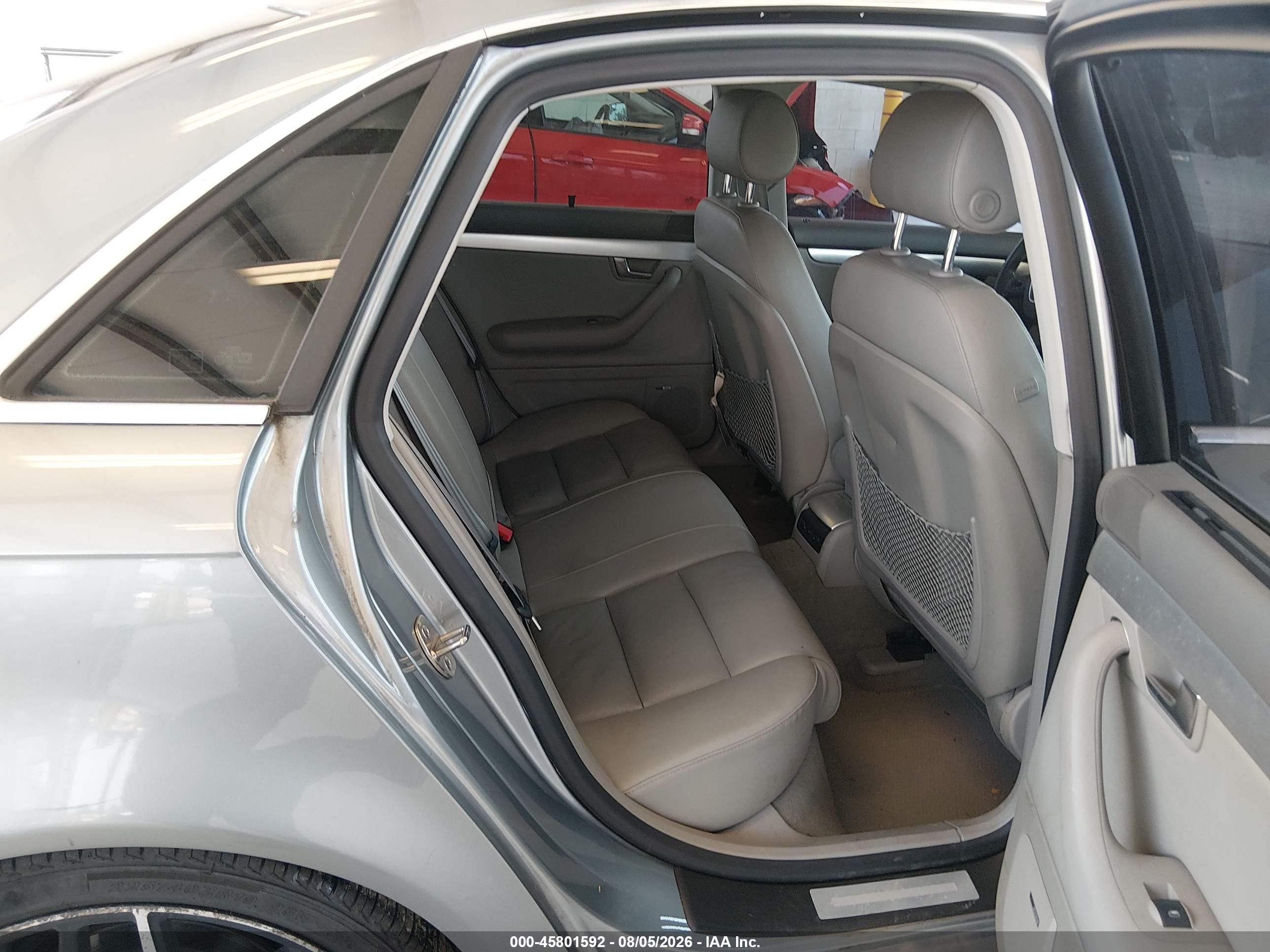 2005 Audi A4 3.2 Silver vin: WAUDG78E35A542939
