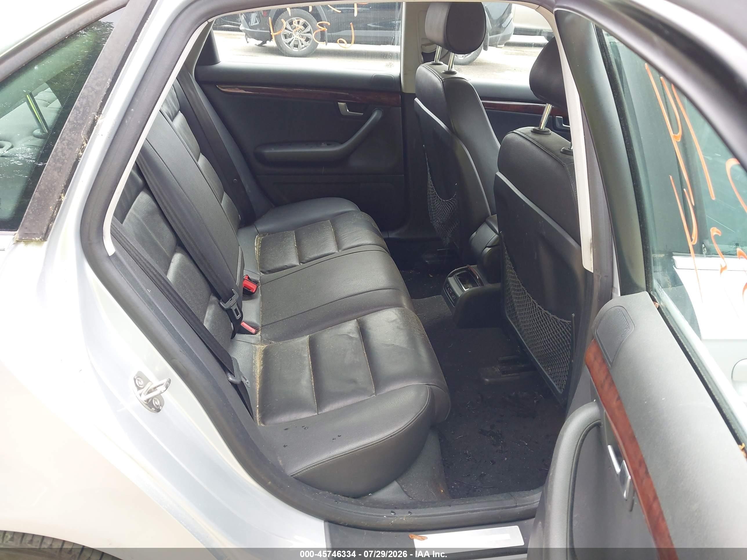 2005 Audi A4 3.2 Silver vin: WAUDG78E55A546359