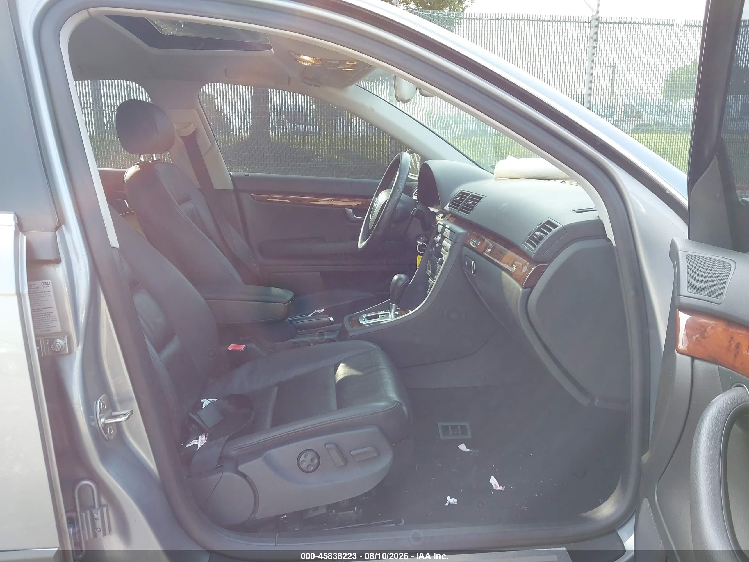 2006 Audi A4 3.2 Gray vin: WAUDG78E66A065943
