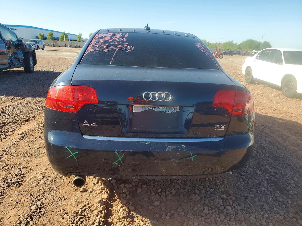 2005 Audi A4 Quattro Blue vin: WAUDG78E85A536442