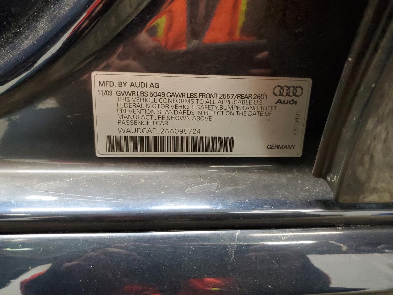 2010 Audi S4 Premium Plus Blue vin: WAUDGAFL2AA095724