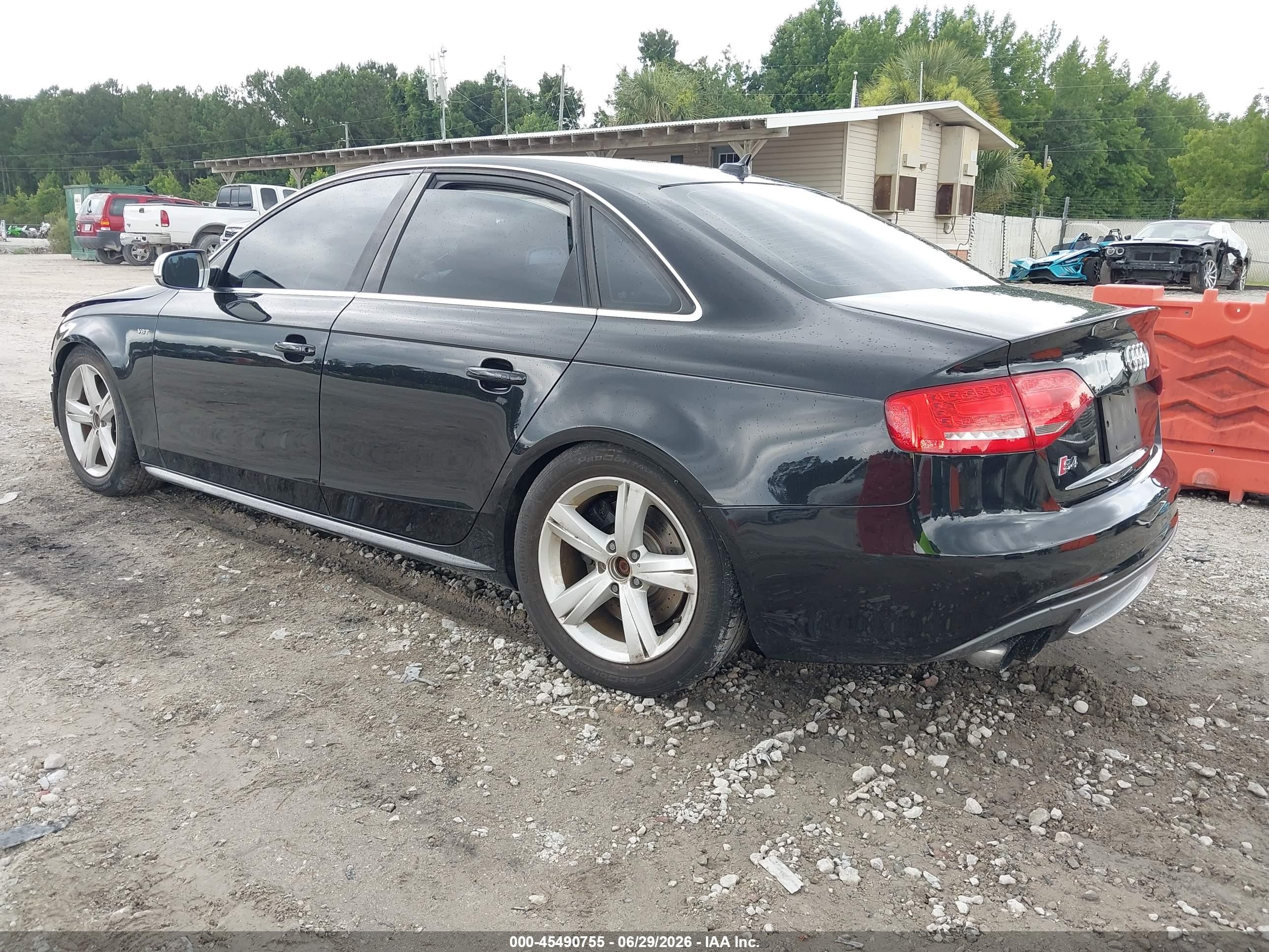 2012 Audi S4 Premium Plus Black vin: WAUDGAFL2CA029810