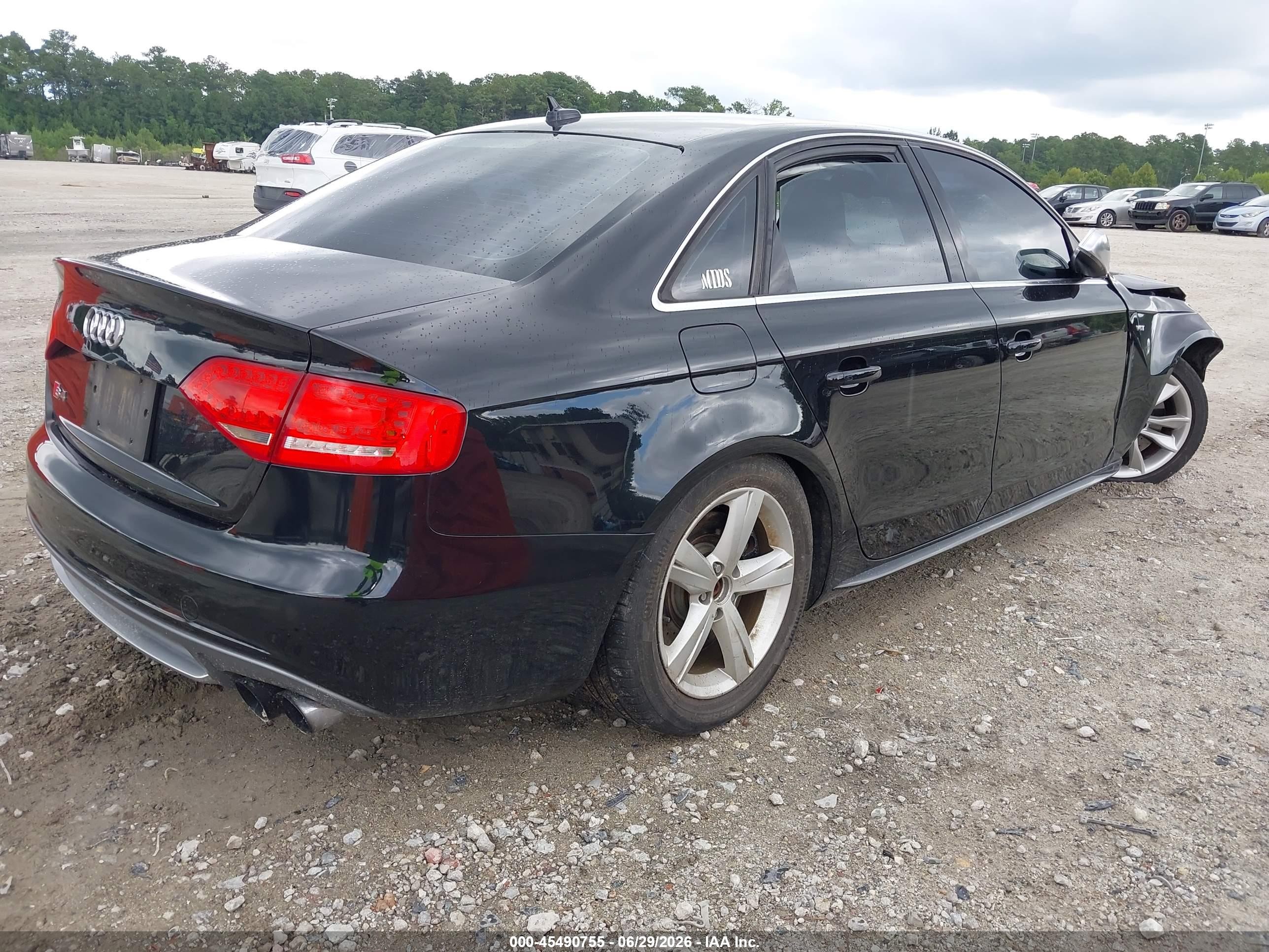 2012 Audi S4 Premium Plus Black vin: WAUDGAFL2CA029810