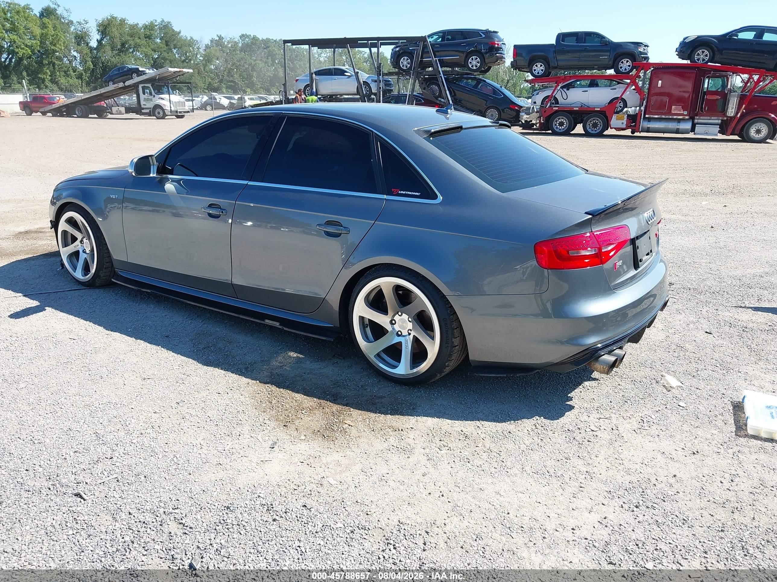 2014 Audi S4 3.0t Premium Plus Gray vin: WAUDGAFL2EA016526