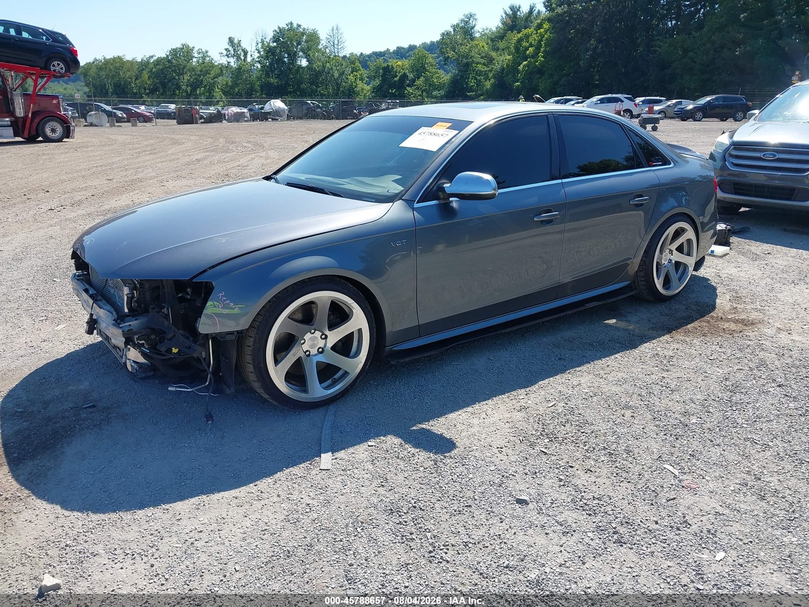 2014 Audi S4 3.0t Premium Plus Gray vin: WAUDGAFL2EA016526