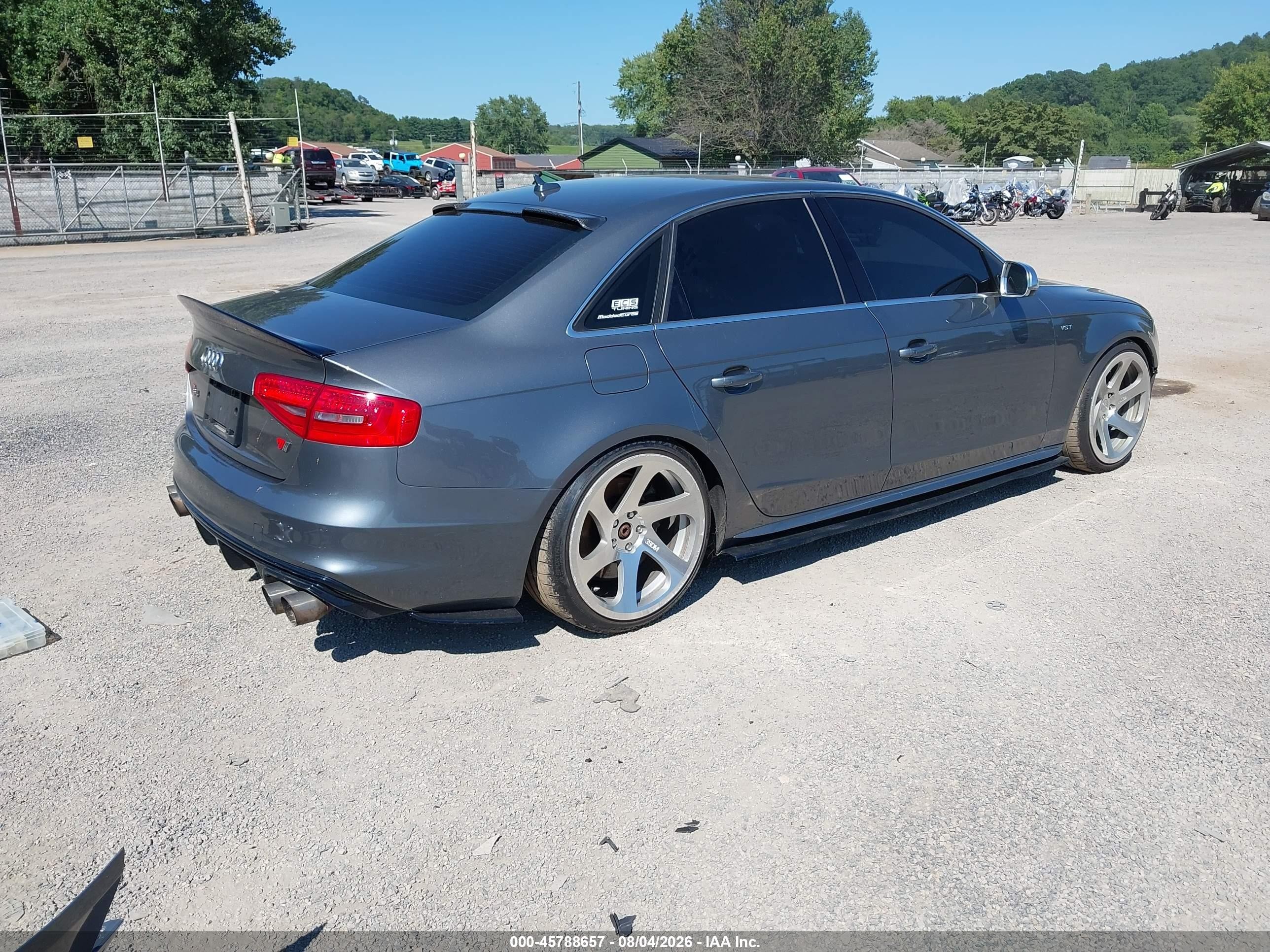 2014 Audi S4 3.0t Premium Plus Gray vin: WAUDGAFL2EA016526