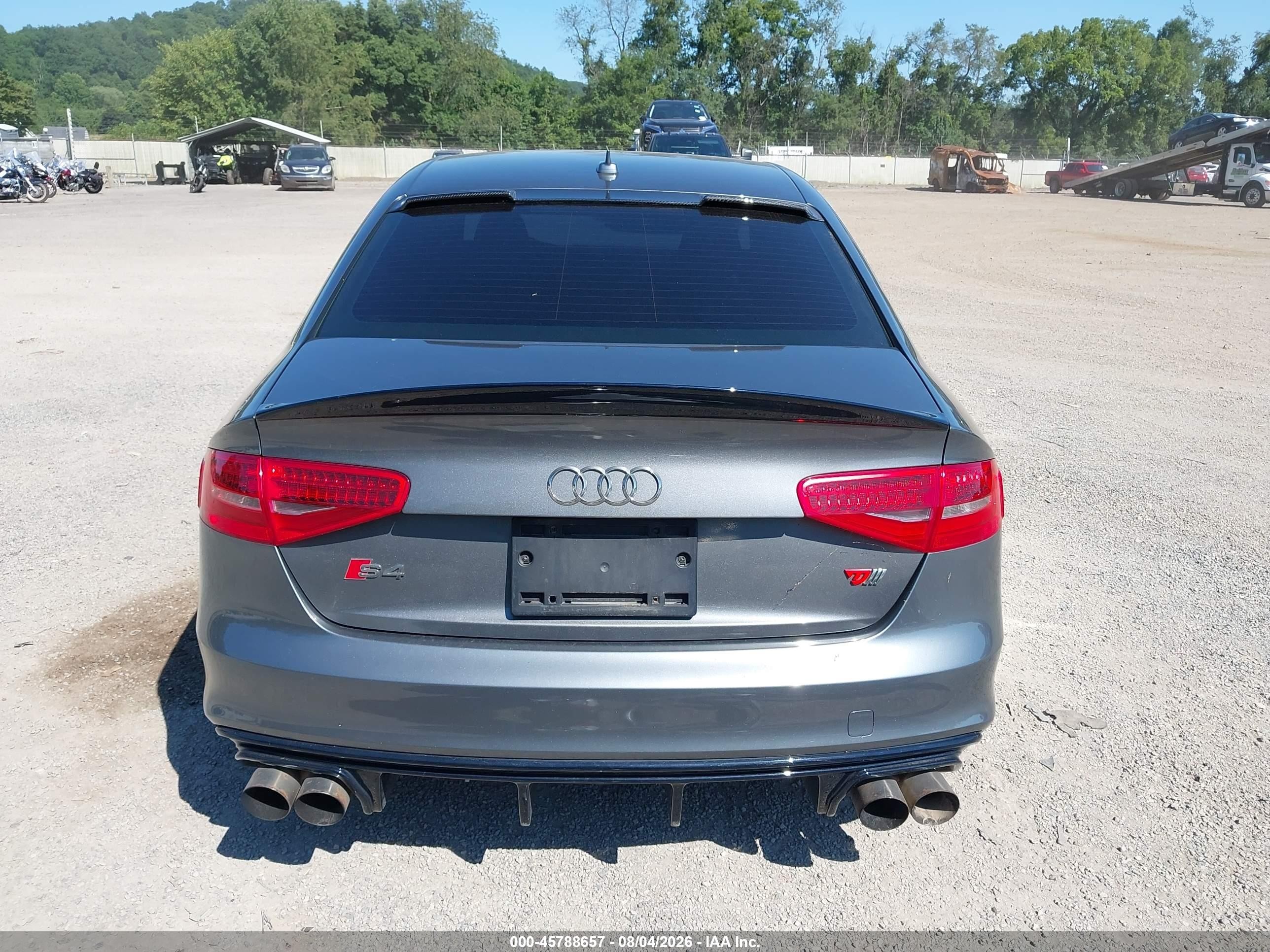 2014 Audi S4 3.0t Premium Plus Gray vin: WAUDGAFL2EA016526
