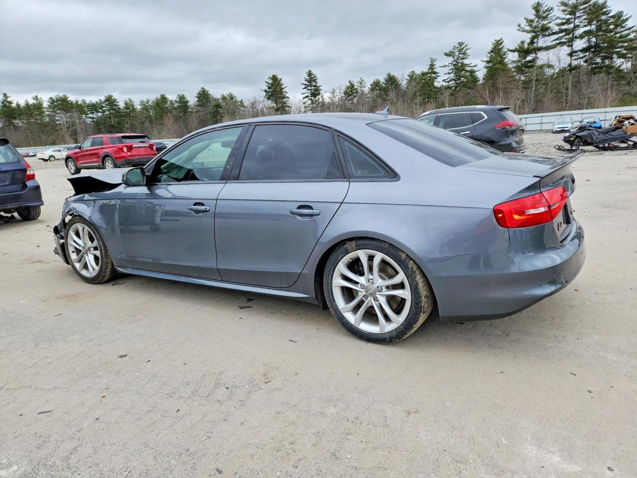 2015 Audi S4 Premium Plus Gray vin: WAUDGAFL2FA101951