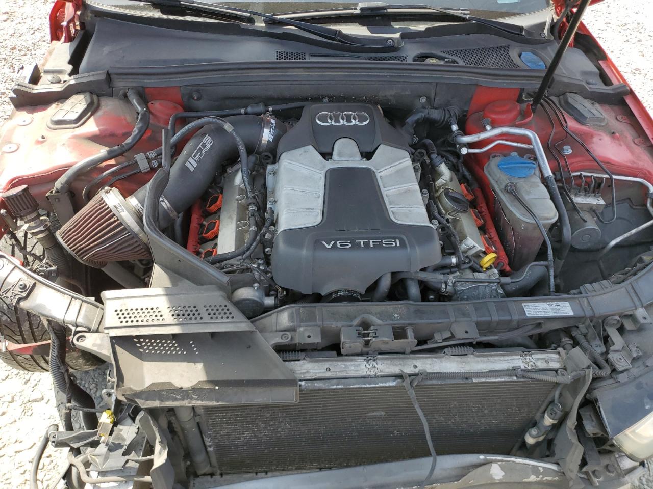 2014 Audi S4 Premium Plus Красный vin: WAUDGAFL3EA019550