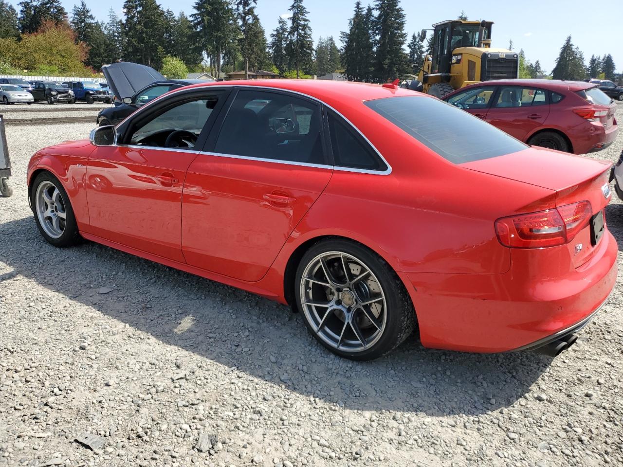 2014 Audi S4 Premium Plus Красный vin: WAUDGAFL3EA019550