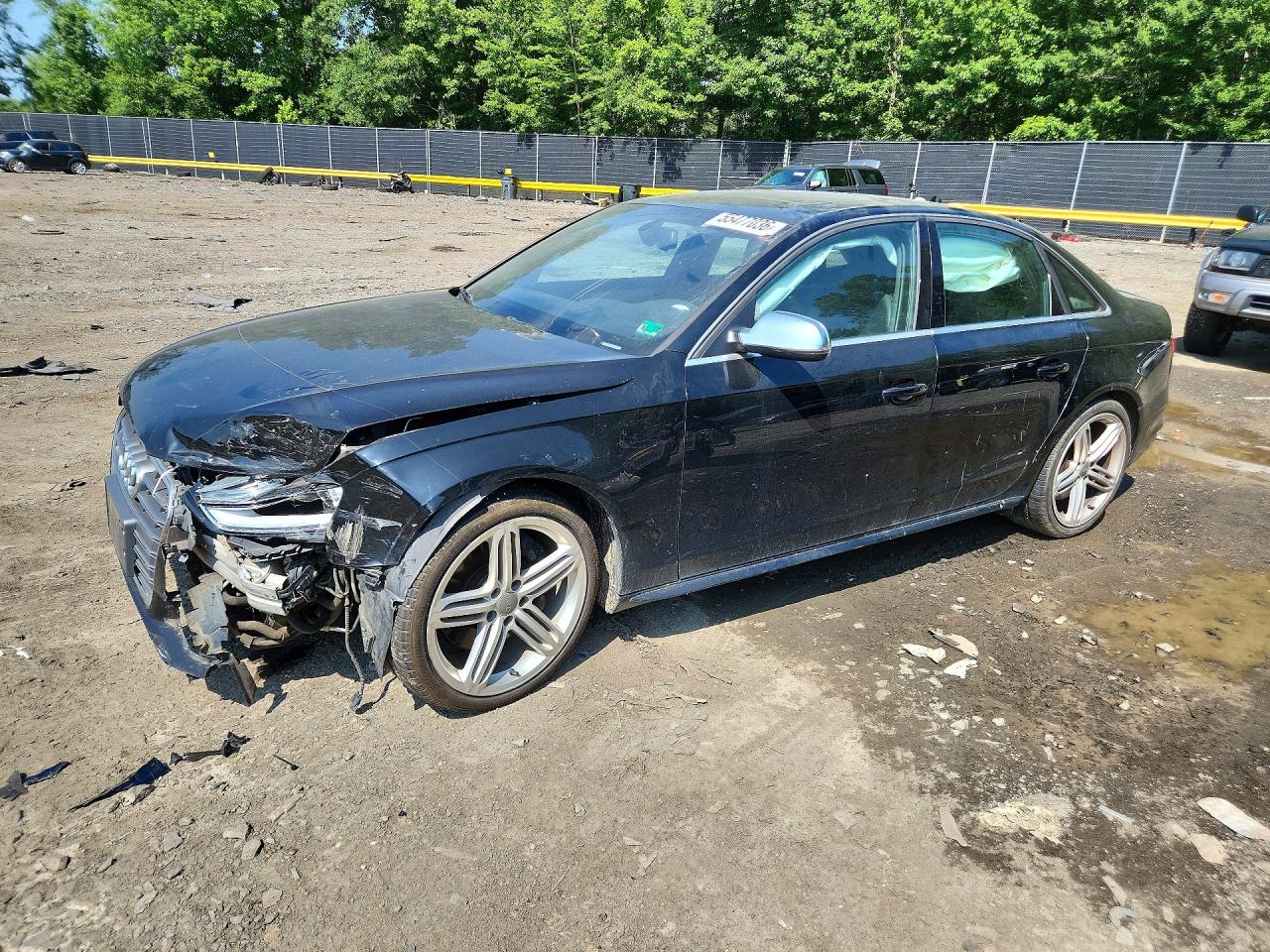 2015 Audi S4 Premium Plus Black vin: WAUDGAFL3FA077577