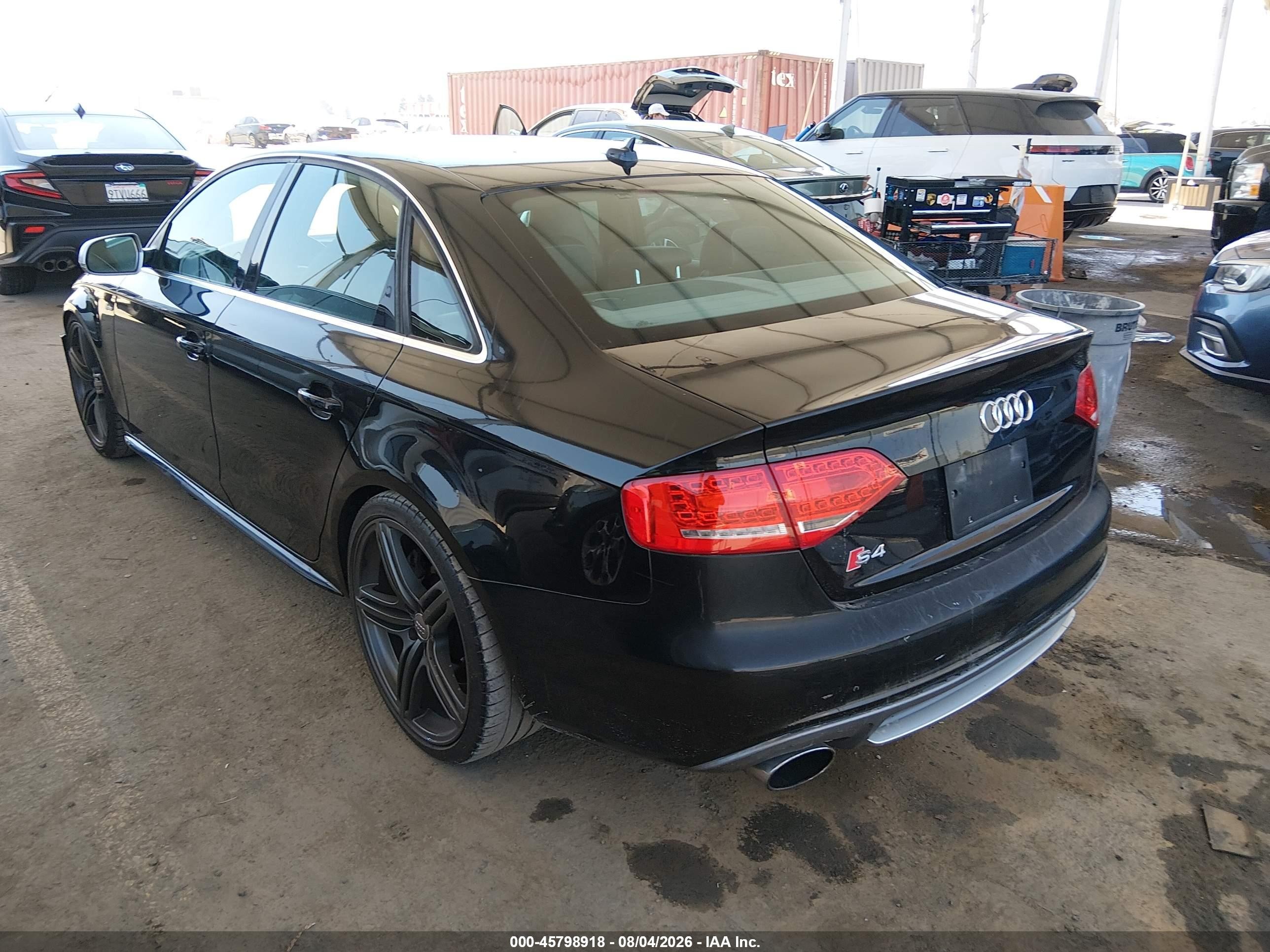 2011 Audi S4 3.0 Premium Plus Black vin: WAUDGAFL4BA043691