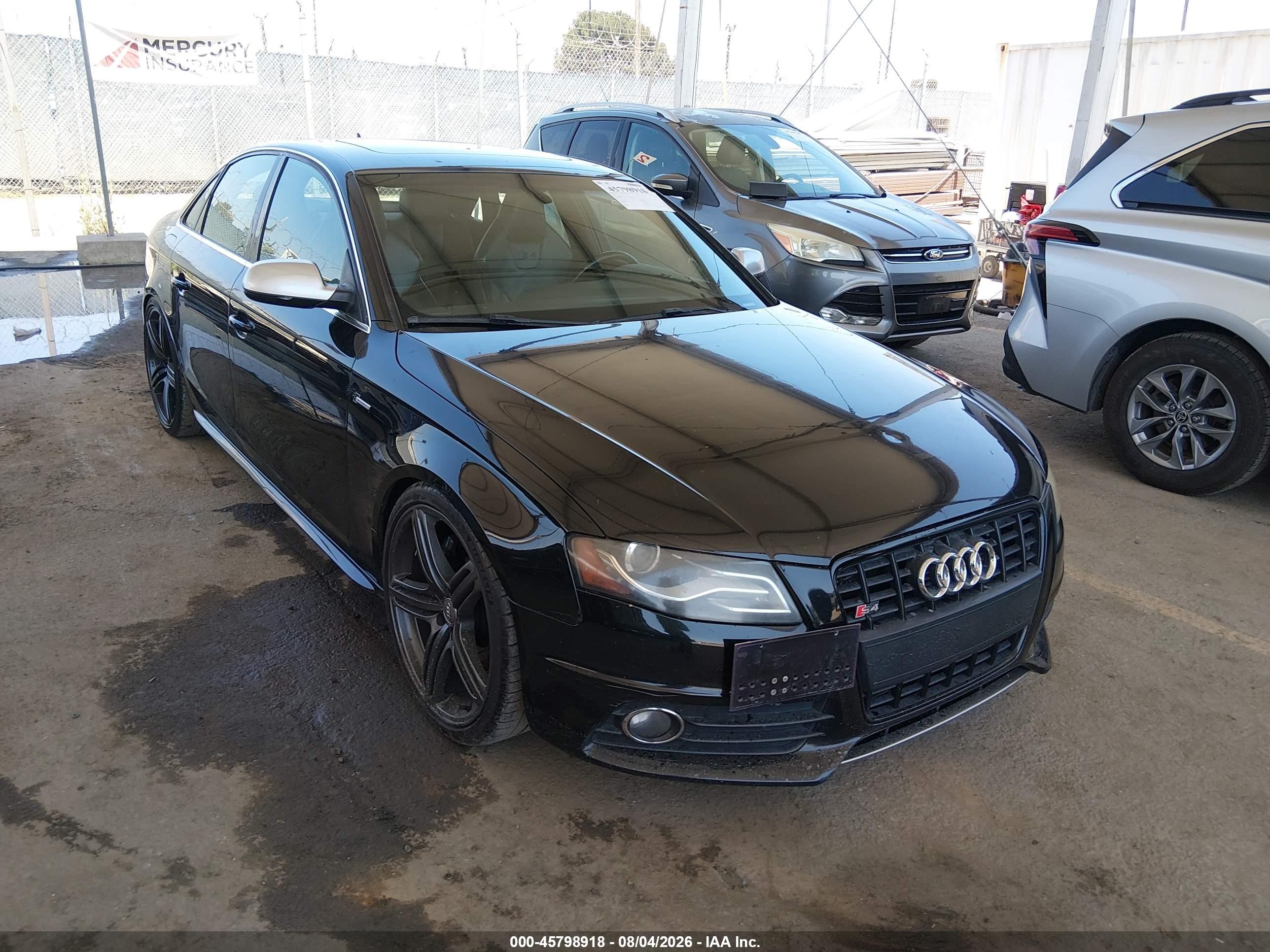 2011 Audi S4 3.0 Premium Plus Черный vin: WAUDGAFL4BA043691
