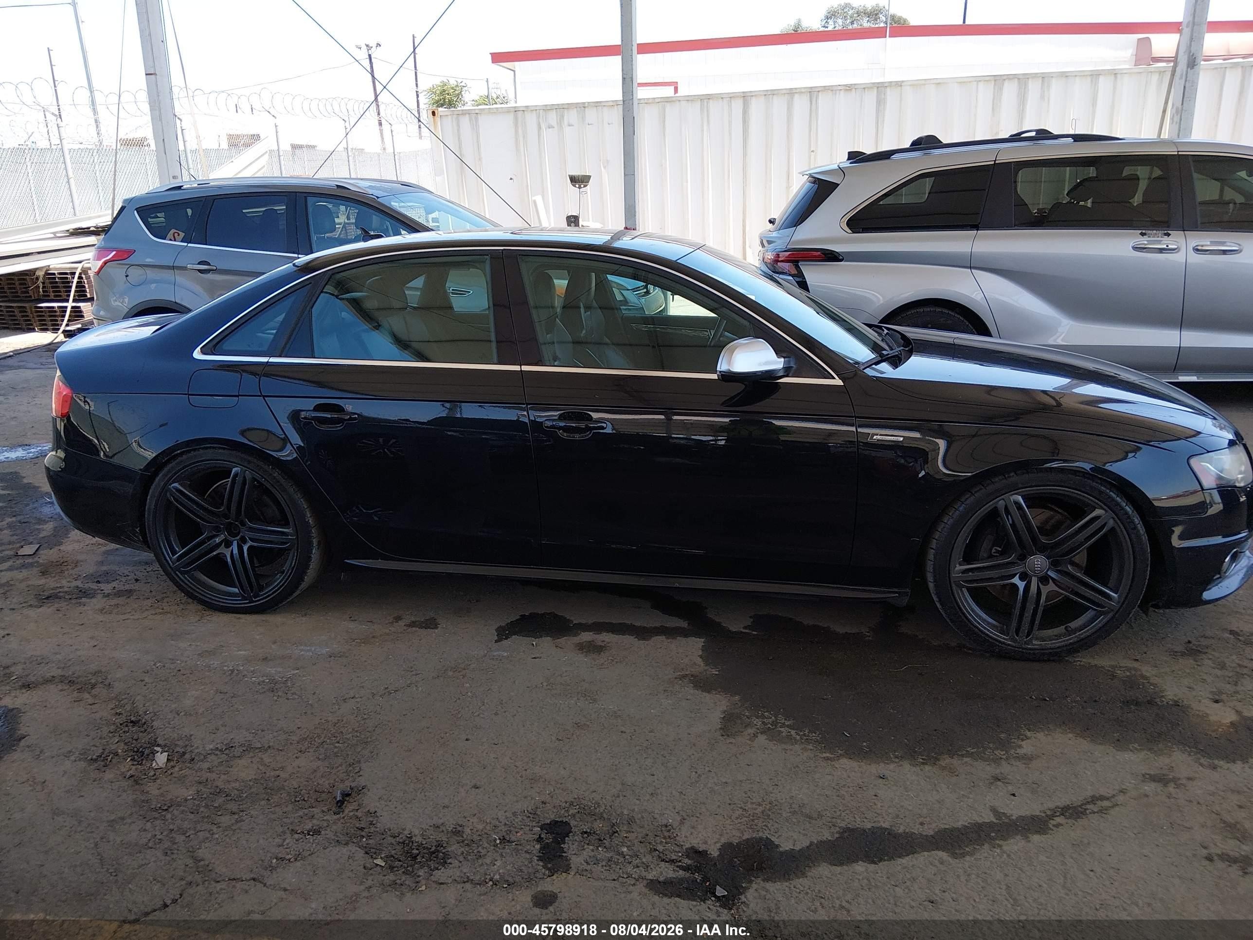 2011 Audi S4 3.0 Premium Plus Black vin: WAUDGAFL4BA043691