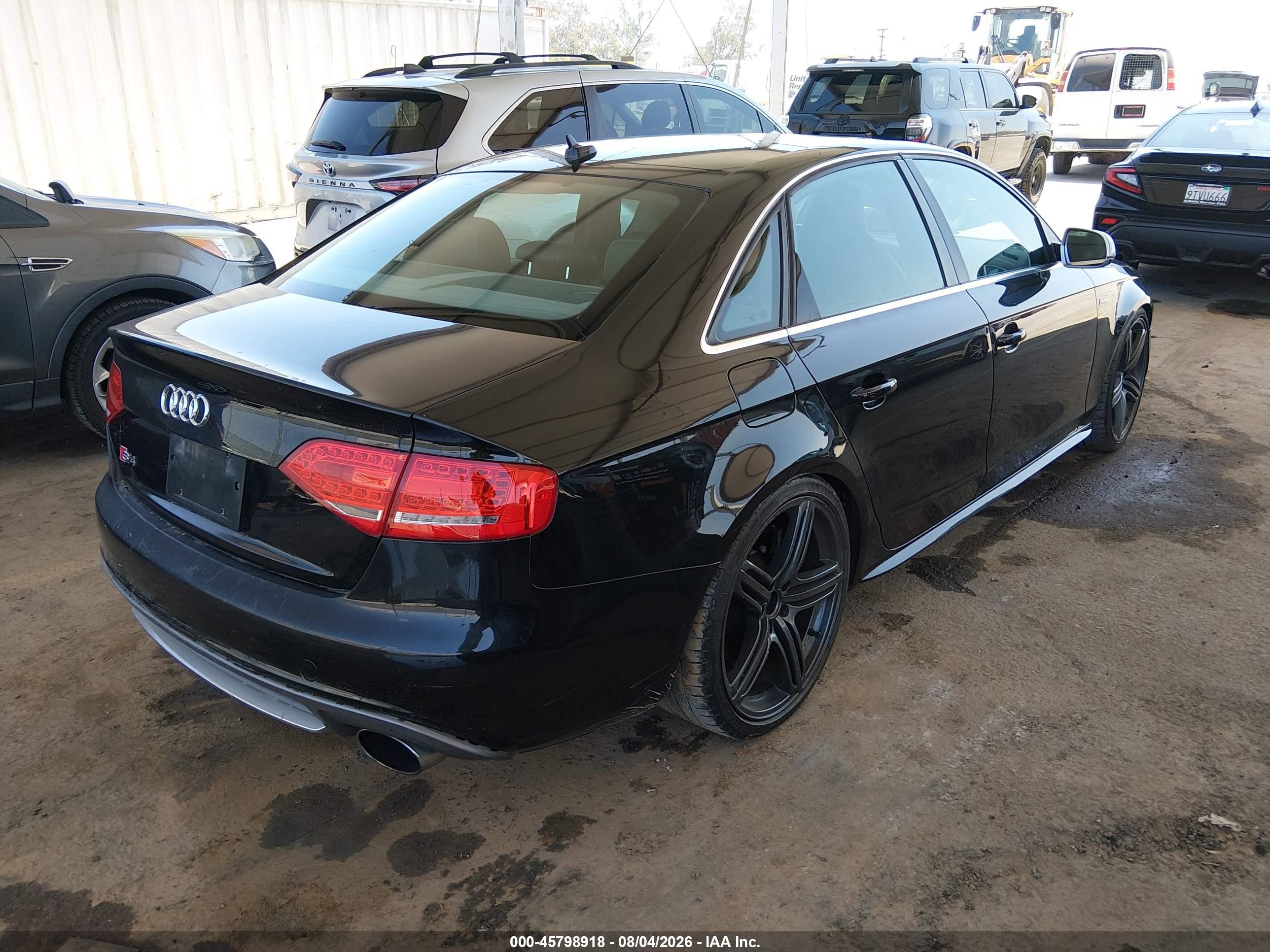 2011 Audi S4 3.0 Premium Plus Black vin: WAUDGAFL4BA043691