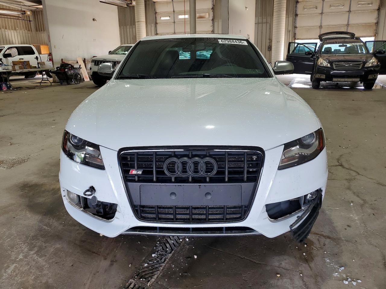 2012 Audi S4 Premium Plus White vin: WAUDGAFL4CA069550