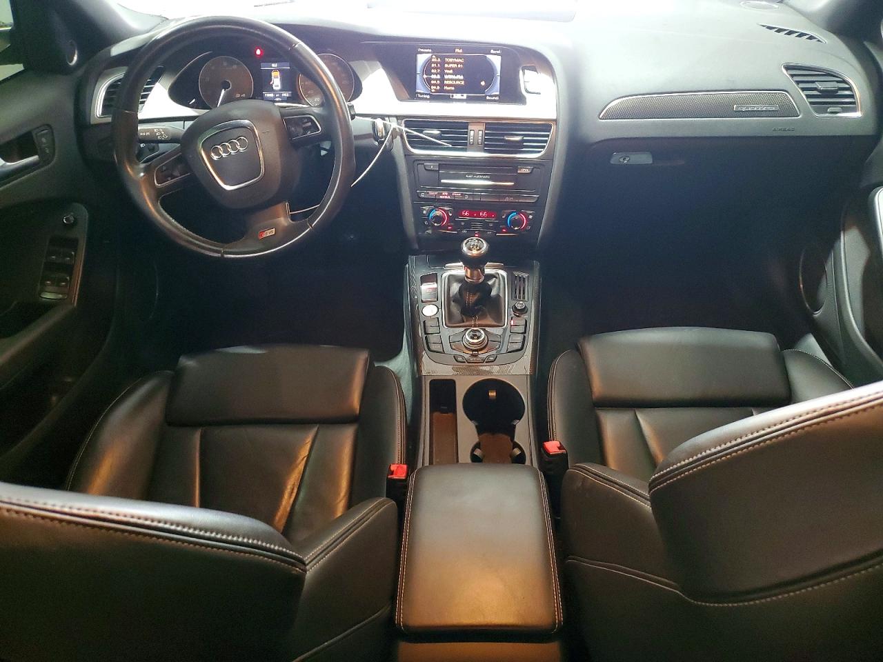 2012 Audi S4 Premium Plus White vin: WAUDGAFL4CA069550
