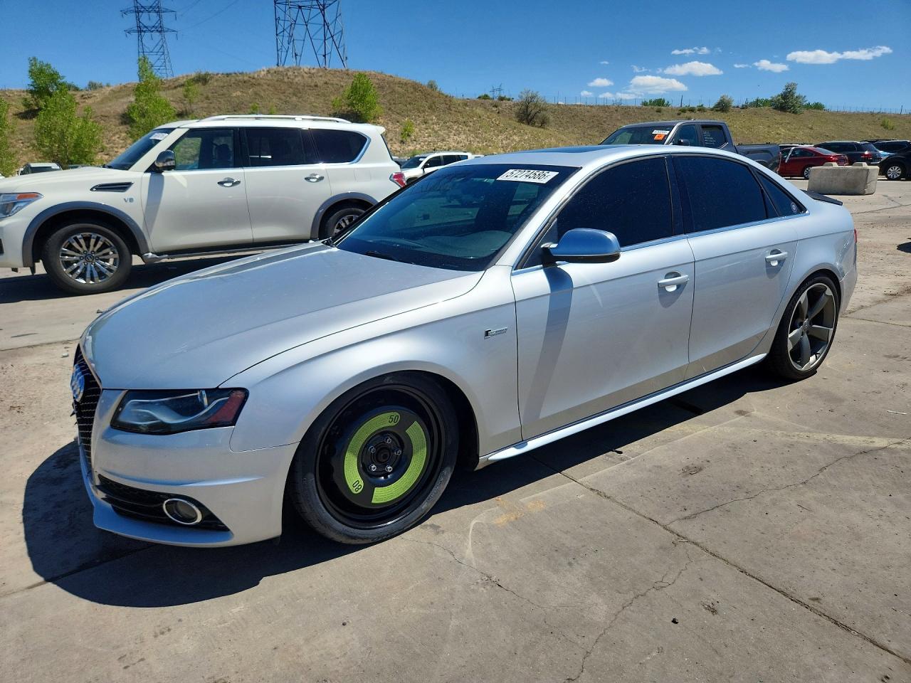2010 Audi S4 Premium Plus Silver vin: WAUDGAFL5AA110006
