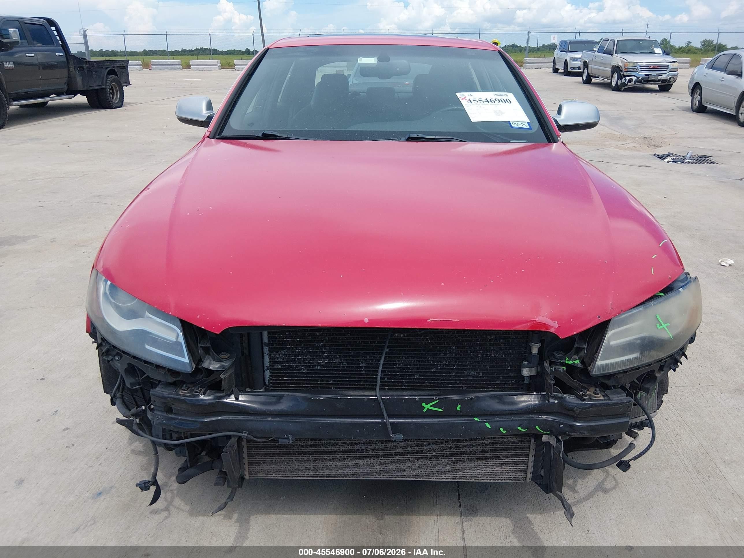 2011 Audi S4 3.0 Premium Plus Red vin: WAUDGAFL5BA062895