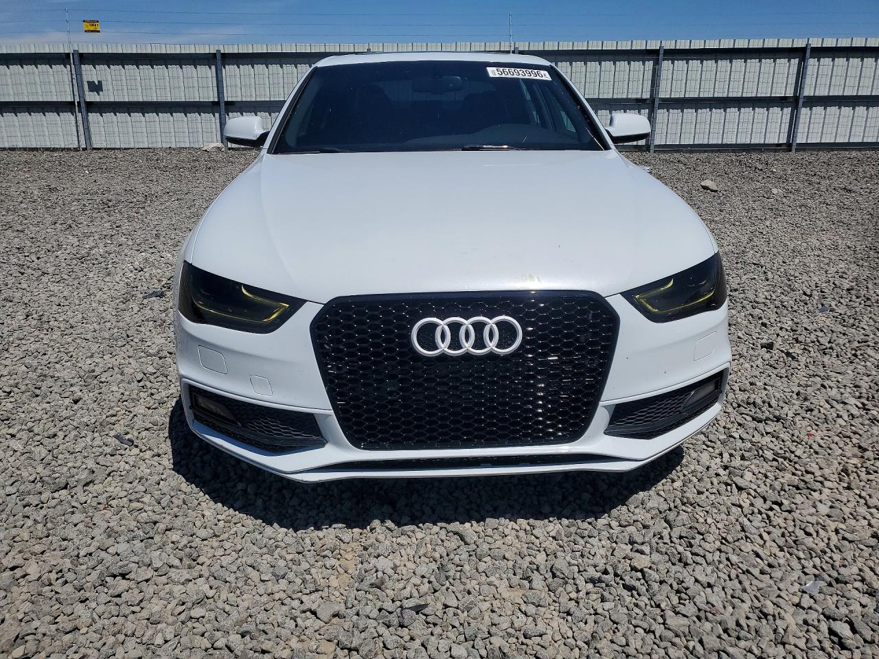2014 Audi S4 Premium Plus White vin: WAUDGAFL5EA056521