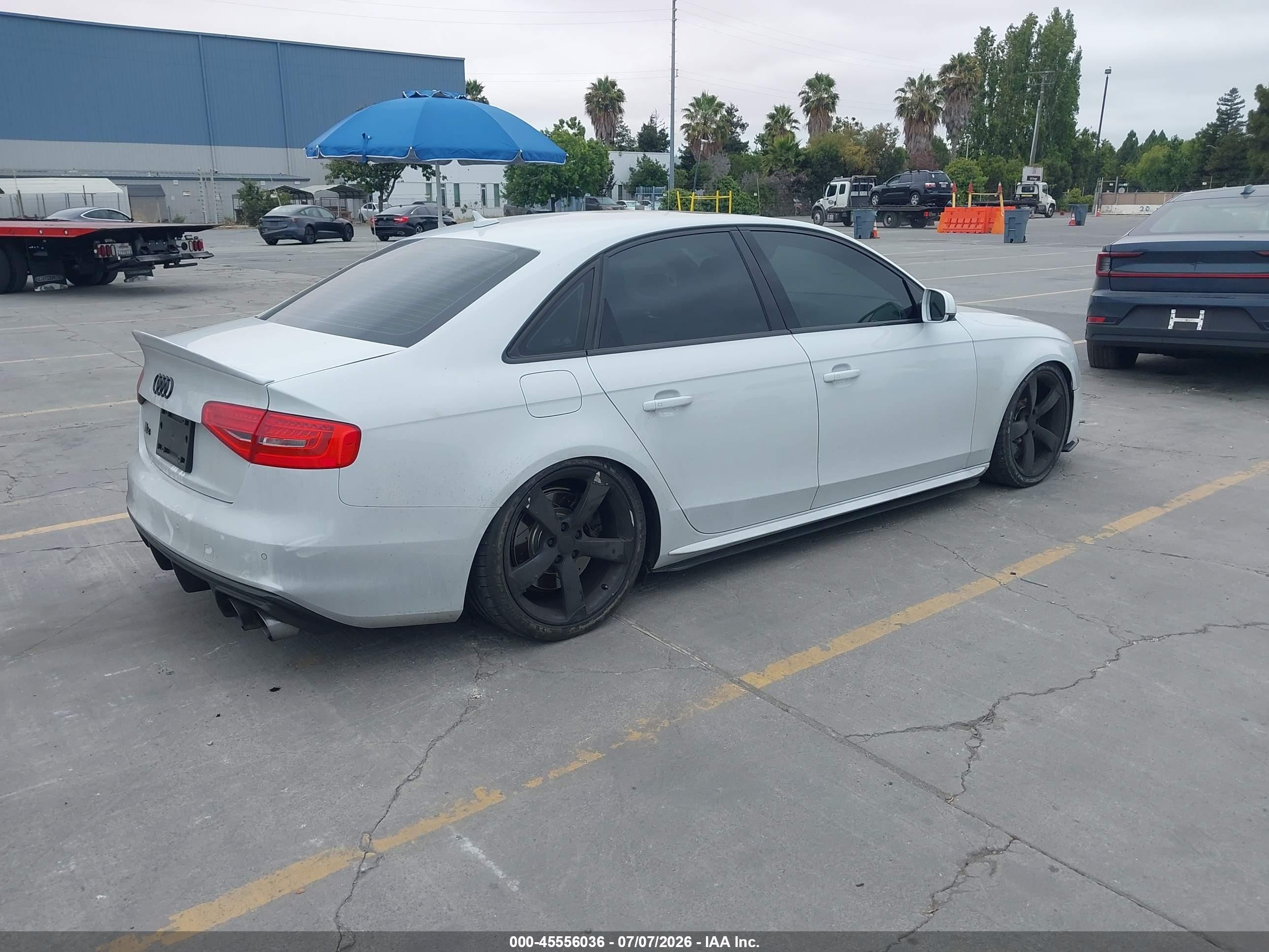 2014 Audi S4 3.0t Premium Plus White vin: WAUDGAFL5EA126924