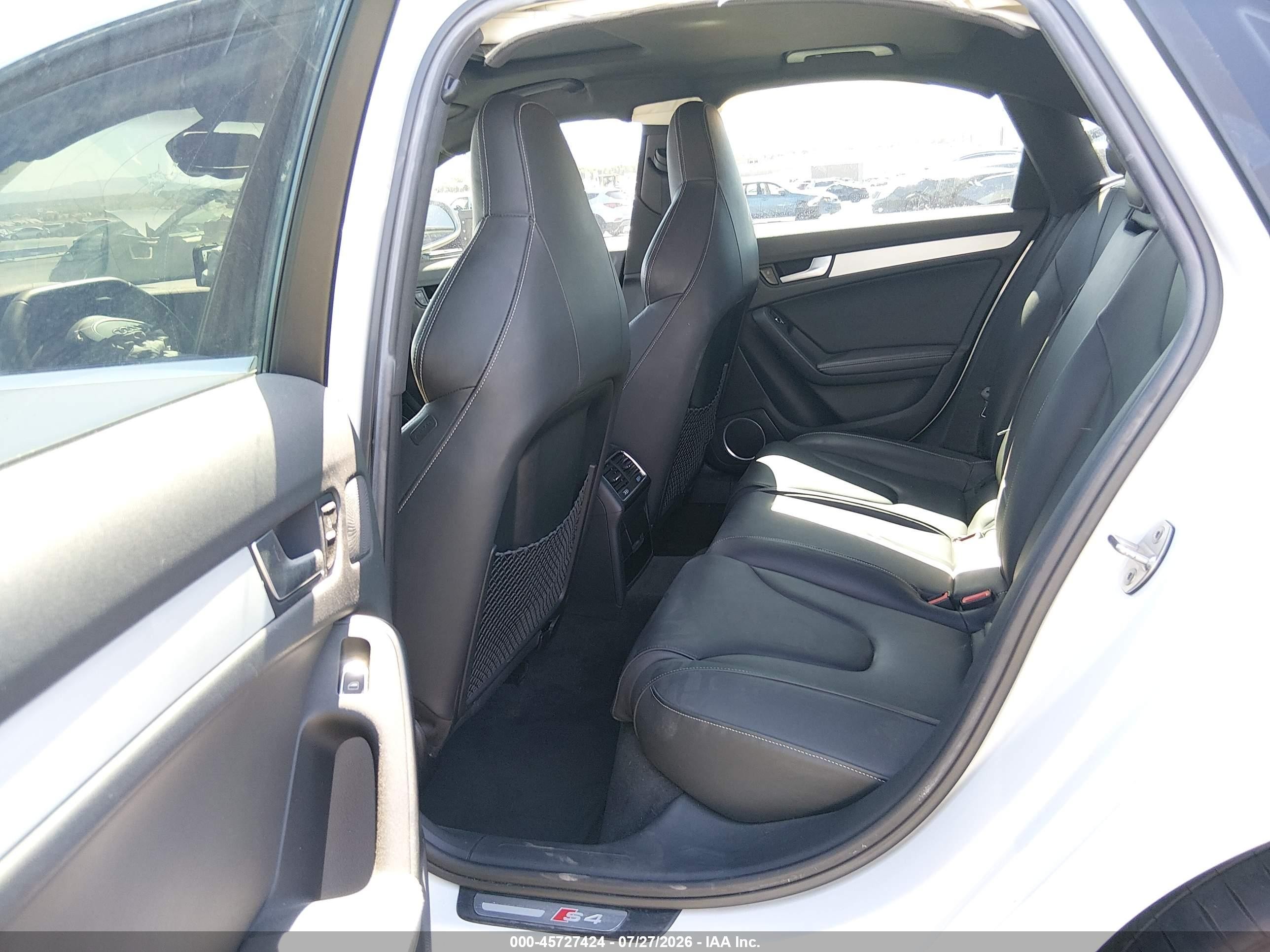 2013 Audi S4 3.0t Premium Plus White vin: WAUDGAFL6DA203900
