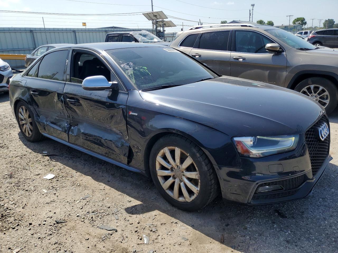 2015 Audi S4 Premium Plus Черный vin: WAUDGAFL6FA104710