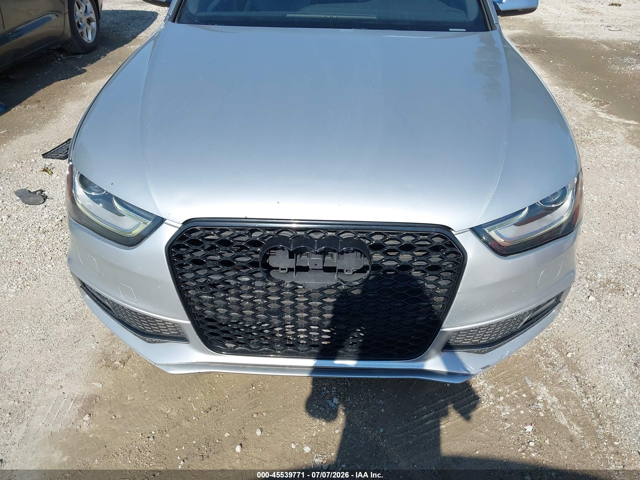2013 Audi S4 3.0t Premium Plus Silver vin: WAUDGAFL7DA105586