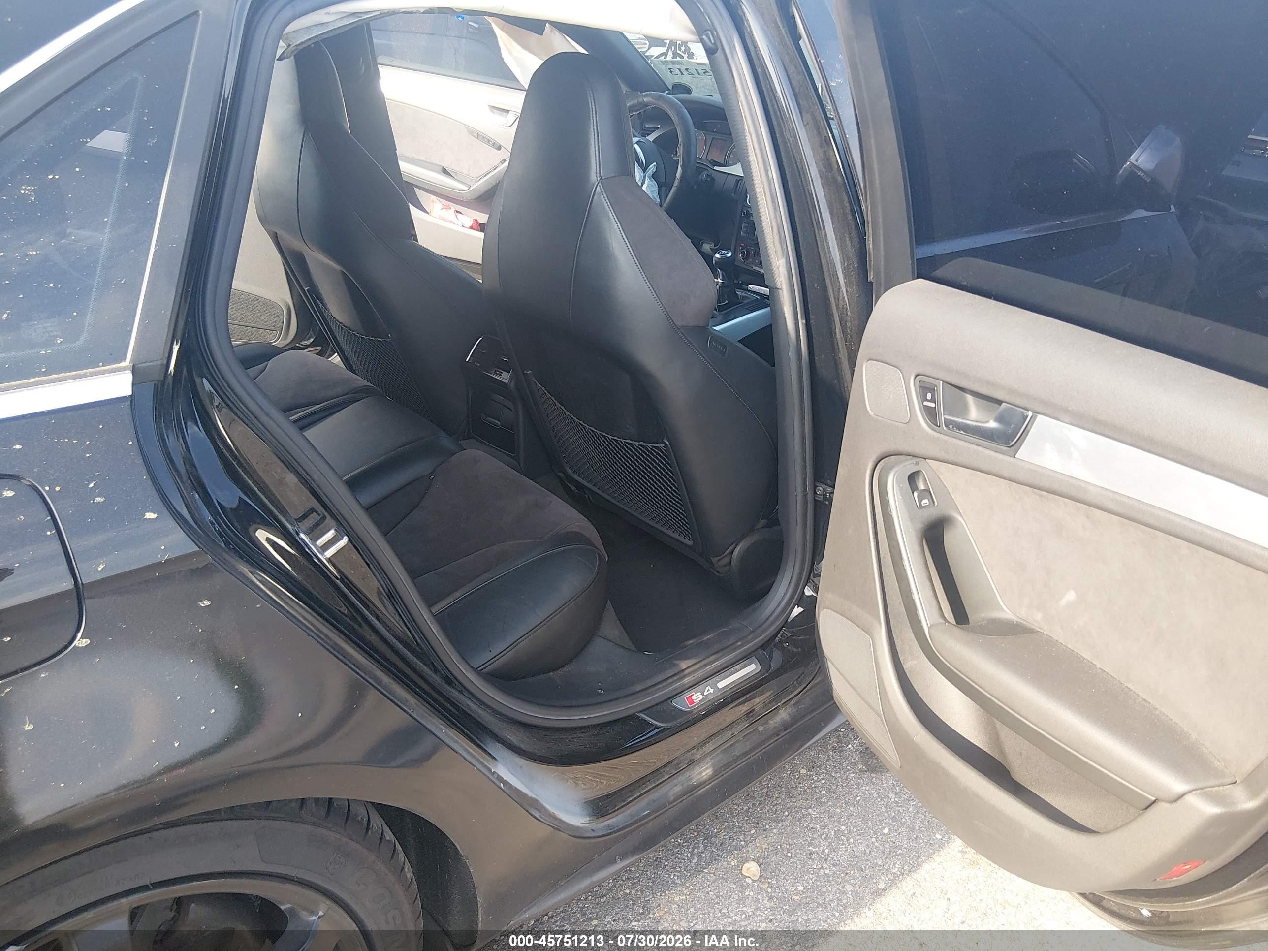 2012 Audi S4 Premium Plus Black vin: WAUDGAFLXCA103023